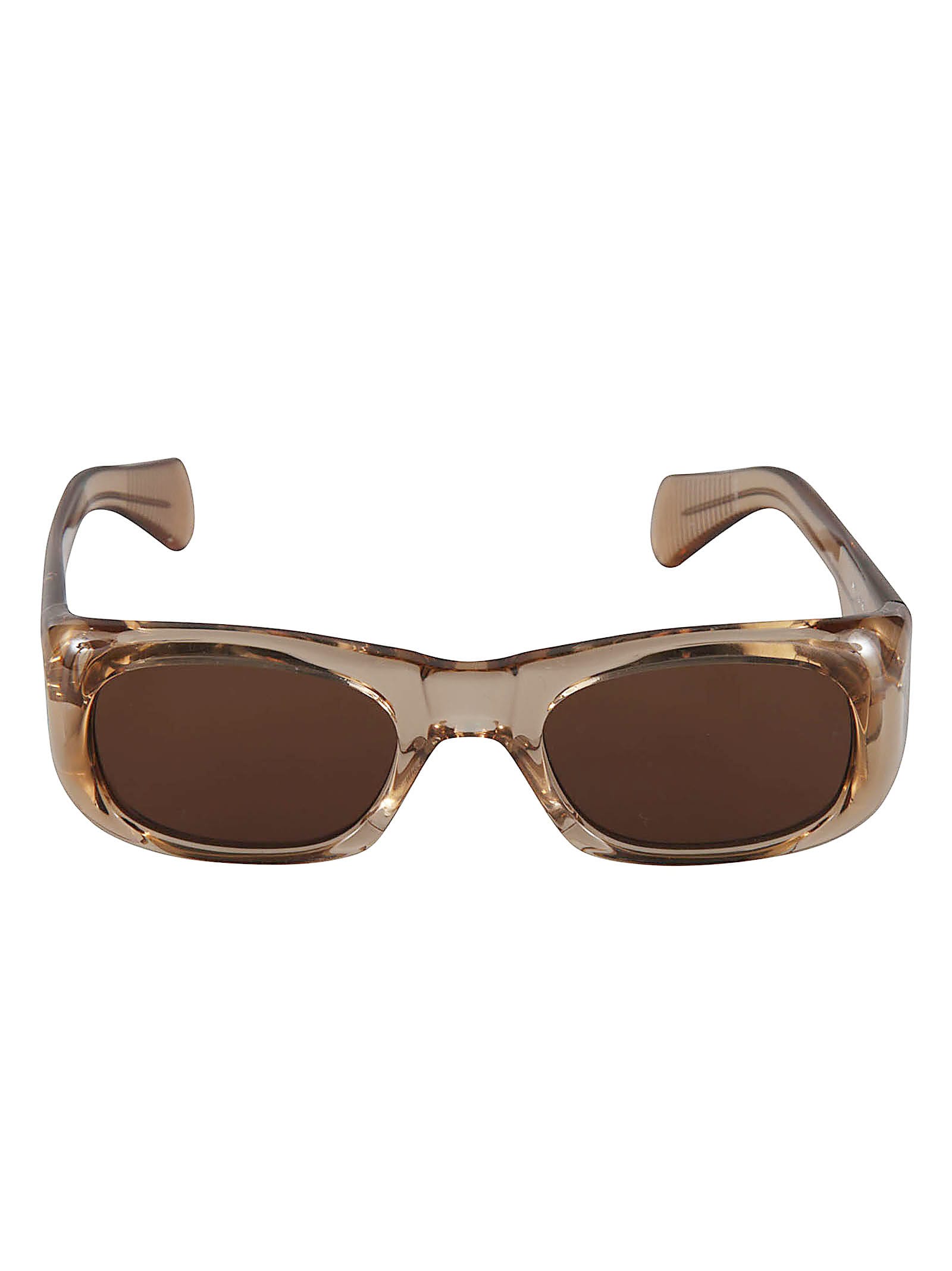 Jacques Marie Mage Logo Detail Sunglasses In Brown