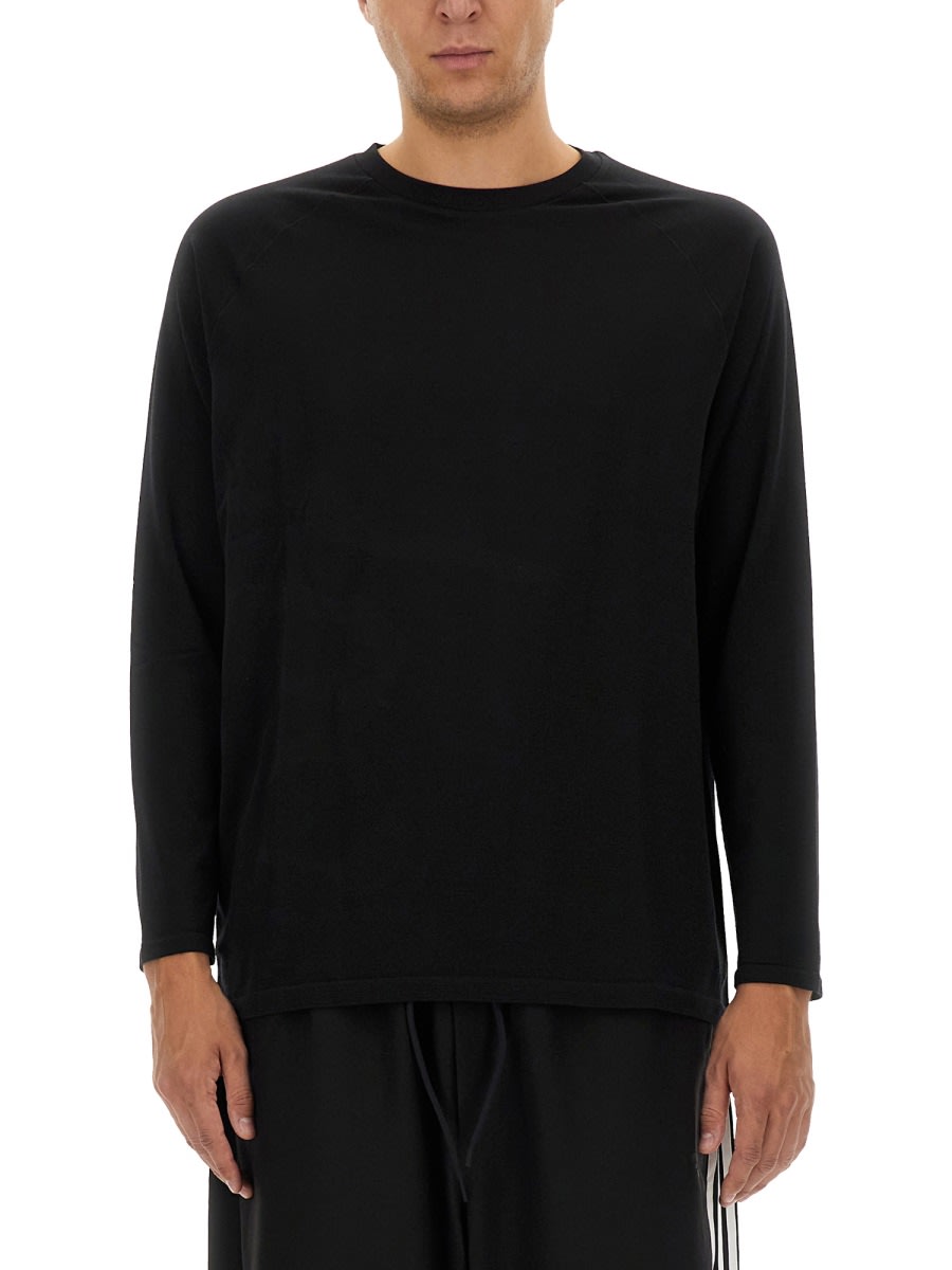 Shop Y-3 Technical Fabric Jersey In Black