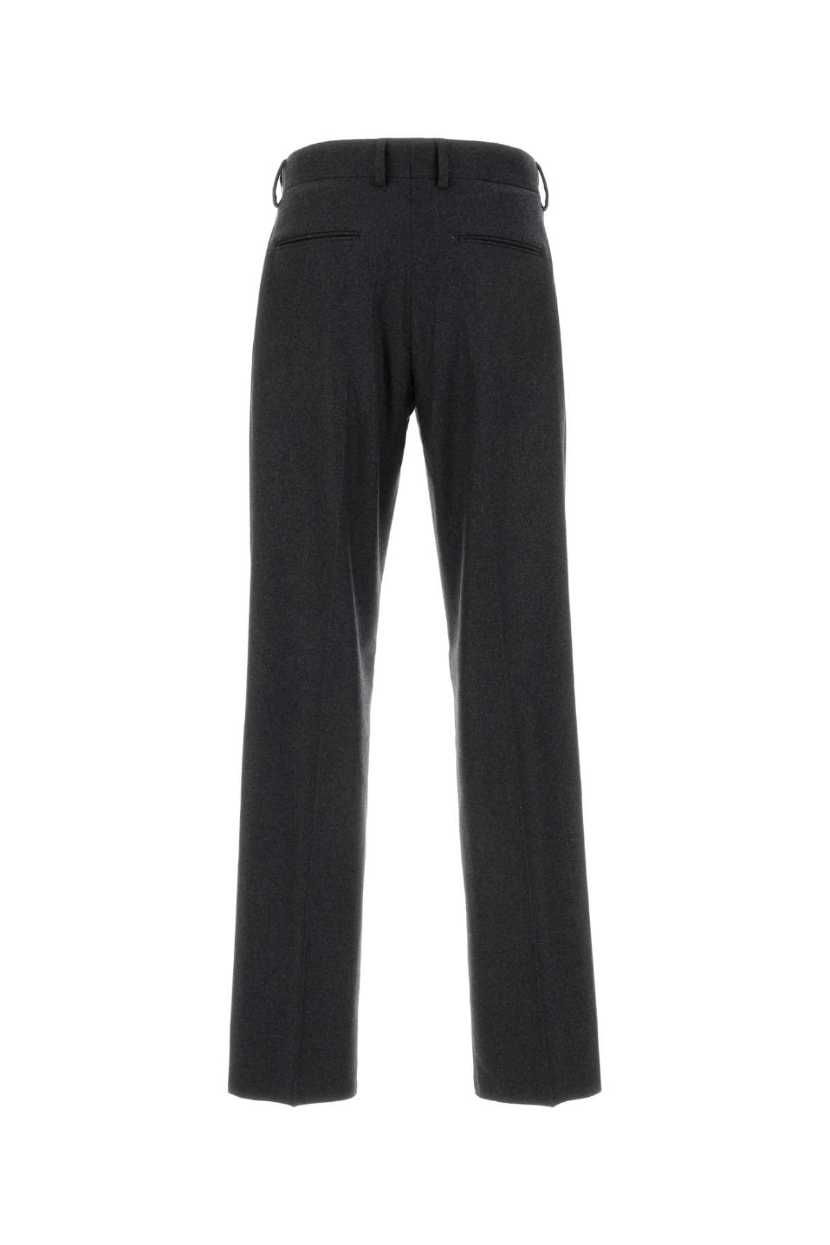 FENDI DARK GREY STRETCH CASHMERE PANT 