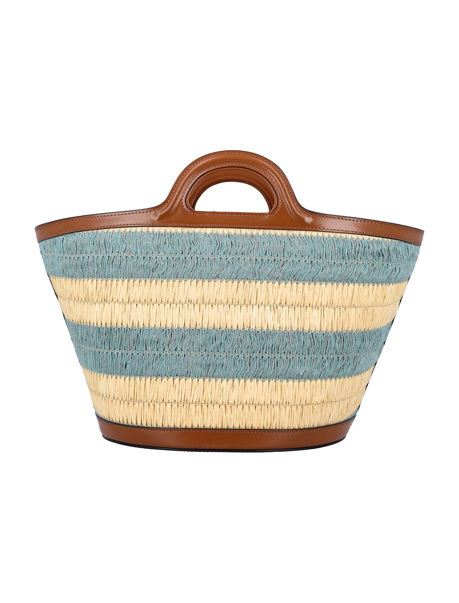 Marni Striped Pattern Tote Bag With Detachable Strap In Multi