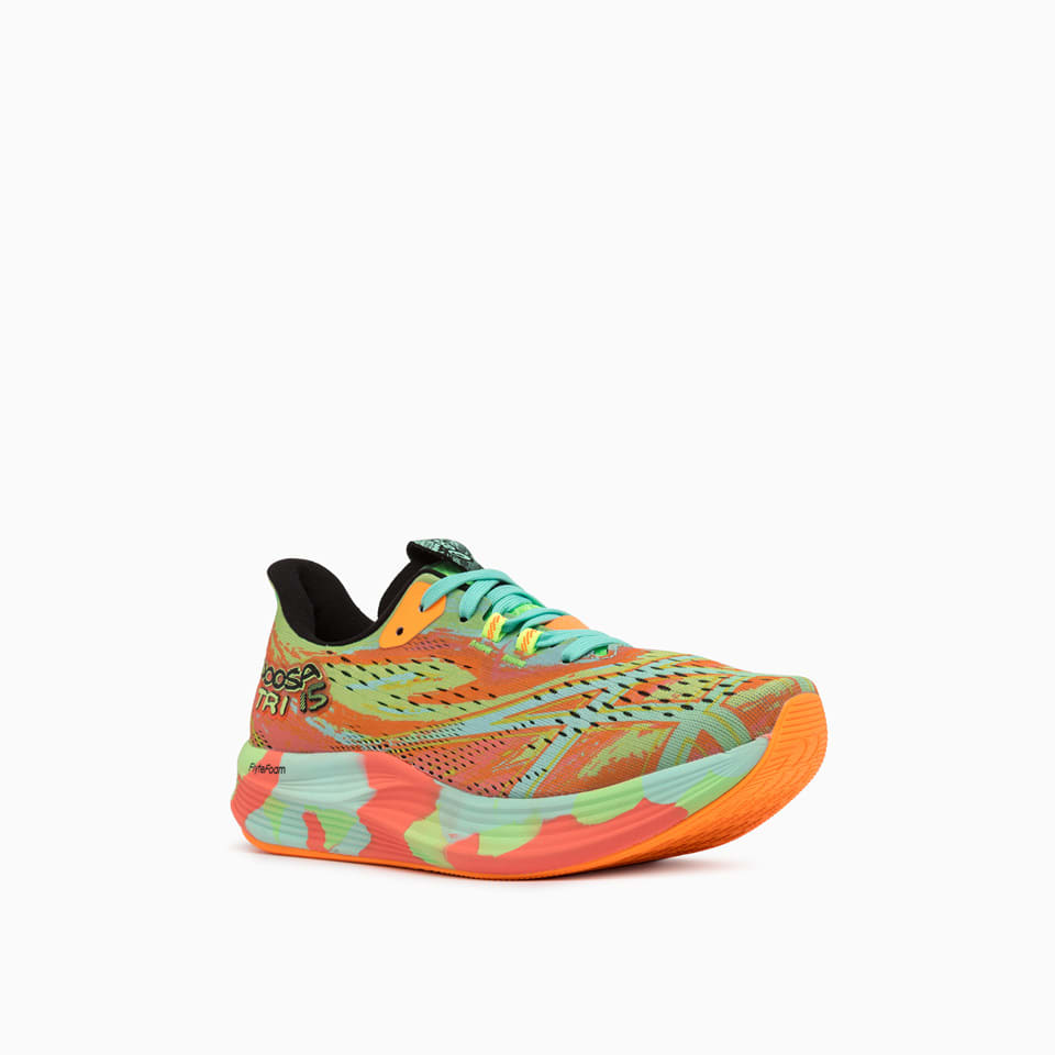 Asics Women's Noosa Tri 15 Running Shoe In Lime Burst/illuminate Mint In Multicolor