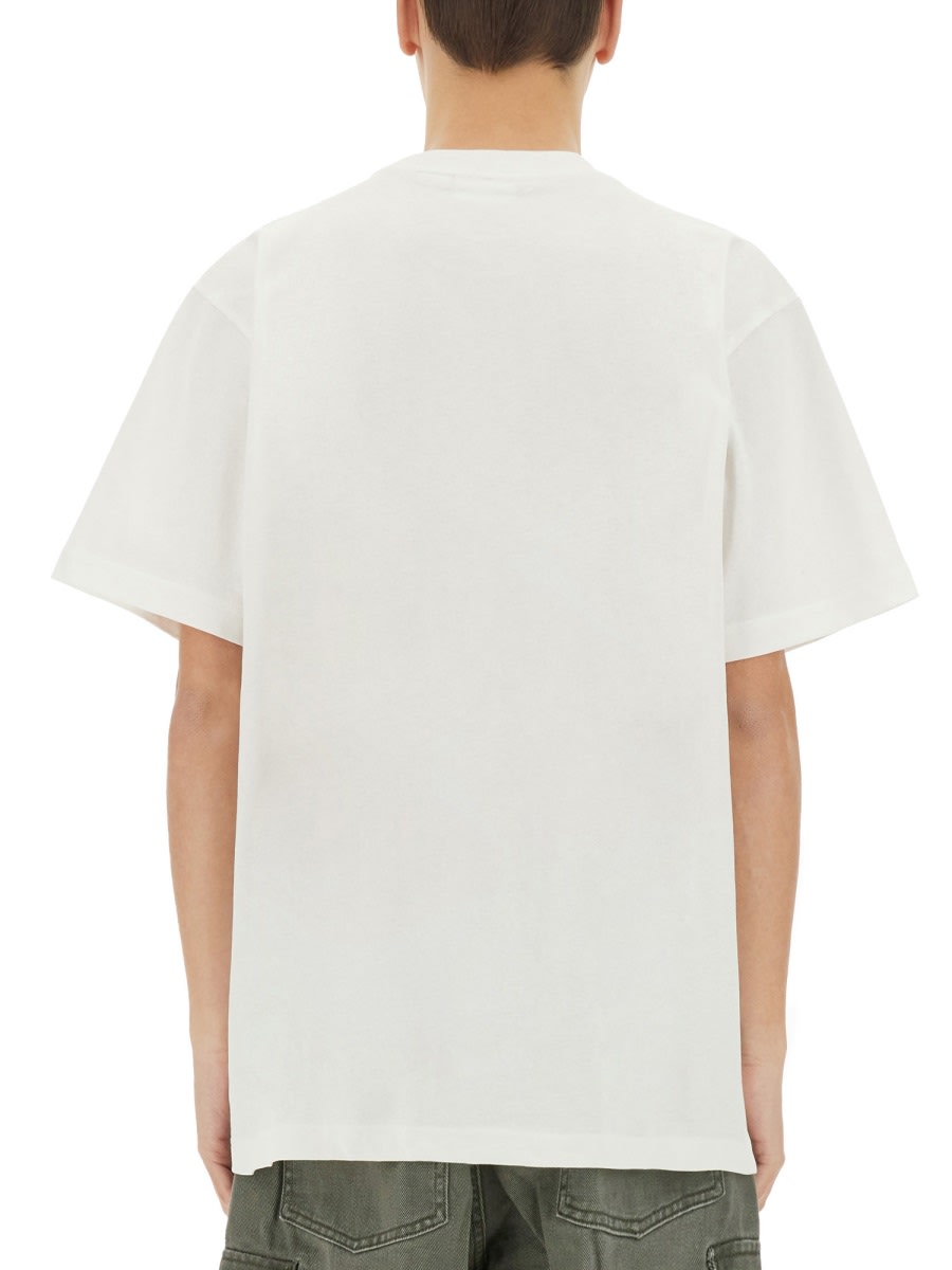 Obey "eyes" T-shirt With Pocket In White