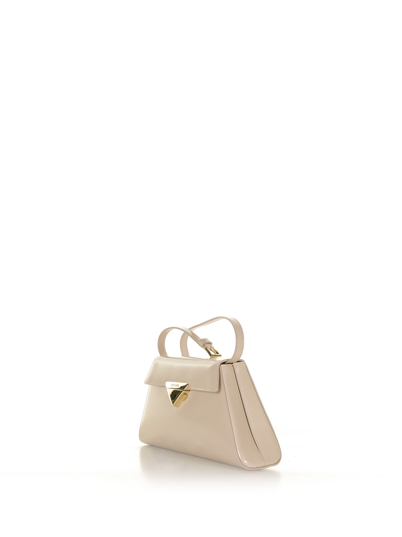 Prada Leather Shoulder Bag In Ninfea