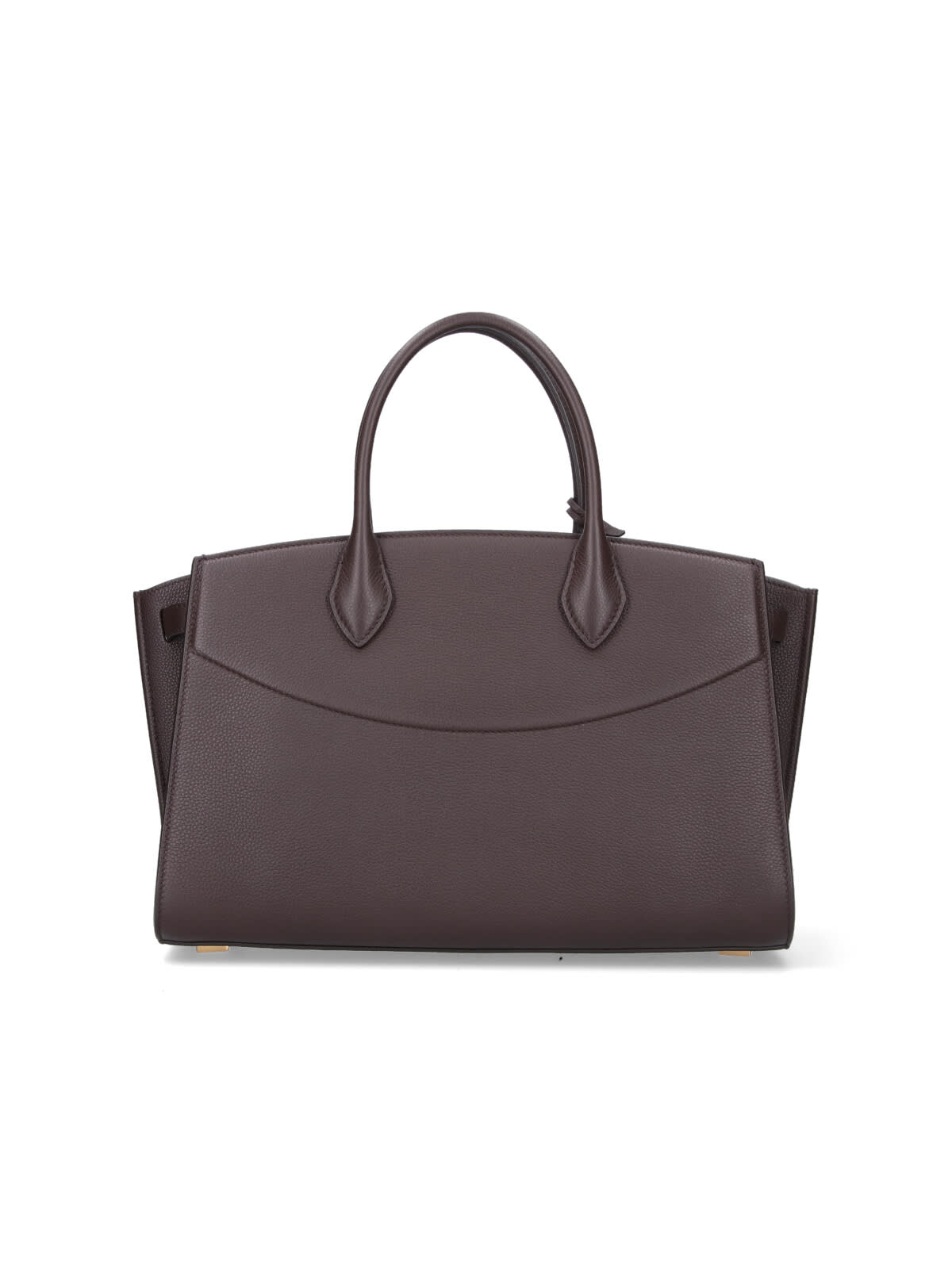 Ferragamo Studio Soft Large Bag In Brown