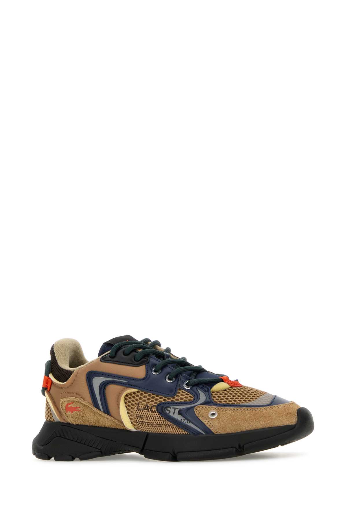 Shop Lacoste Multicolor Leather And Mesh L003 Neo Sneakers In 11i