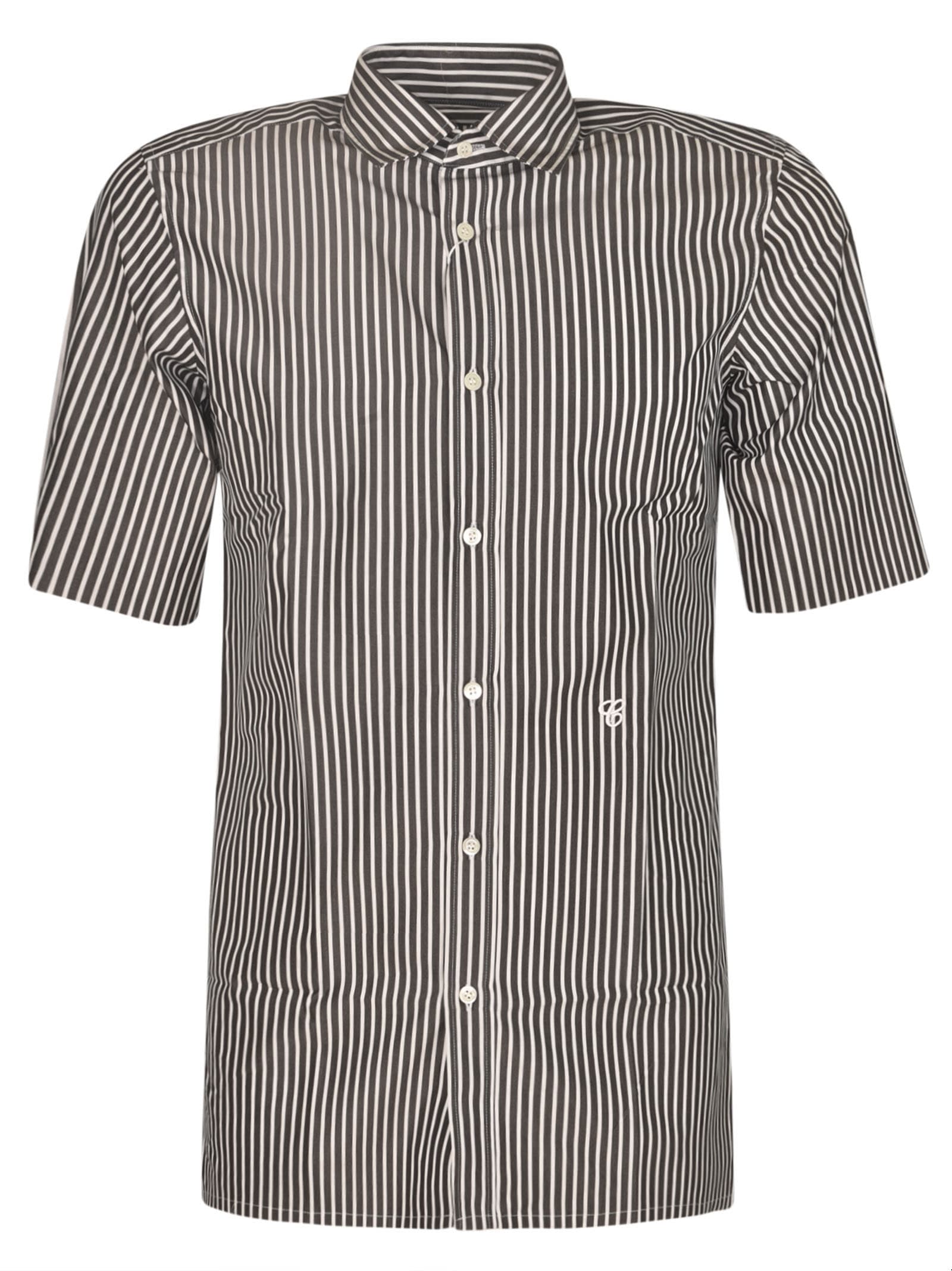 Short-sleeved Stripe Shirt