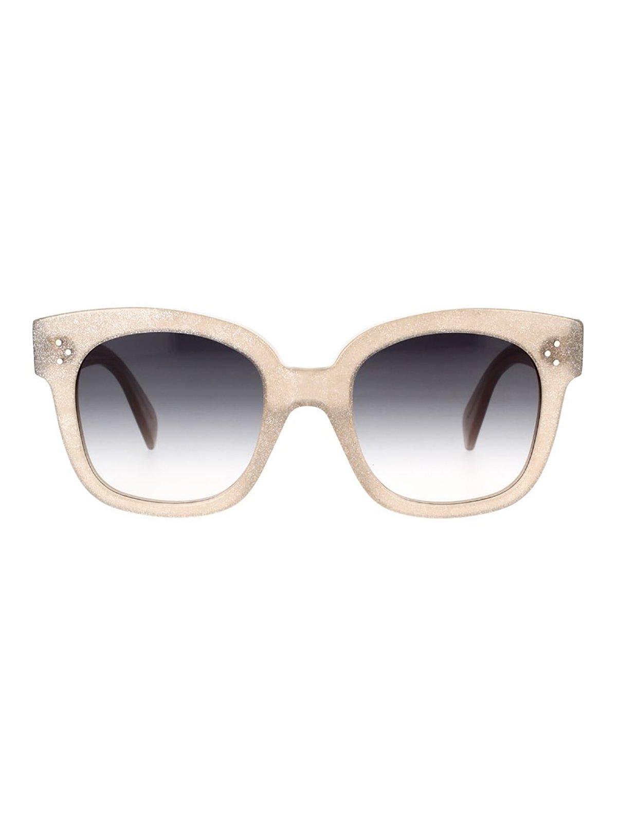 Shop Celine Square Frame Sunglasses In 20b