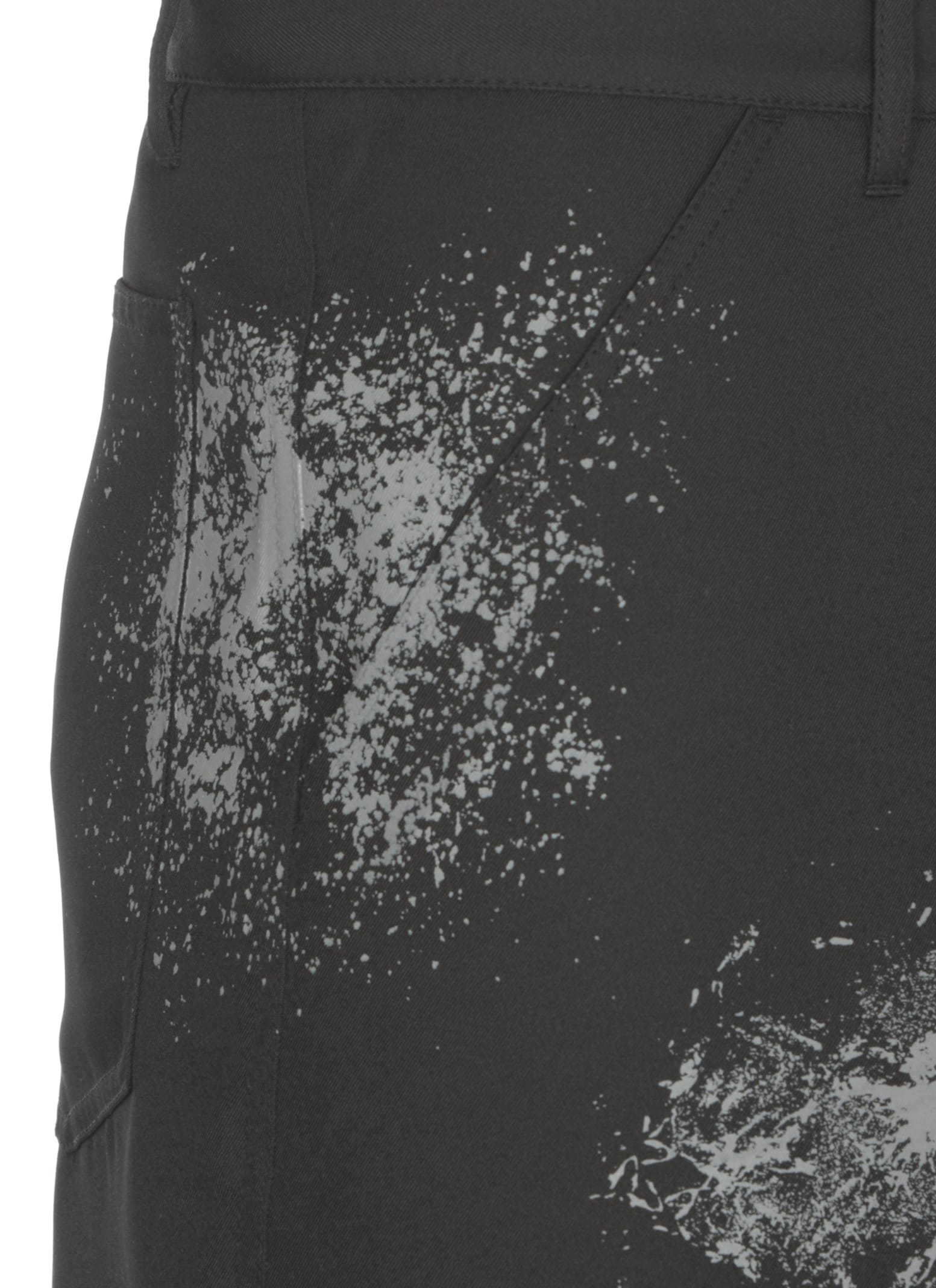 Shop Comme Des Garçons Shorts With Print In Black