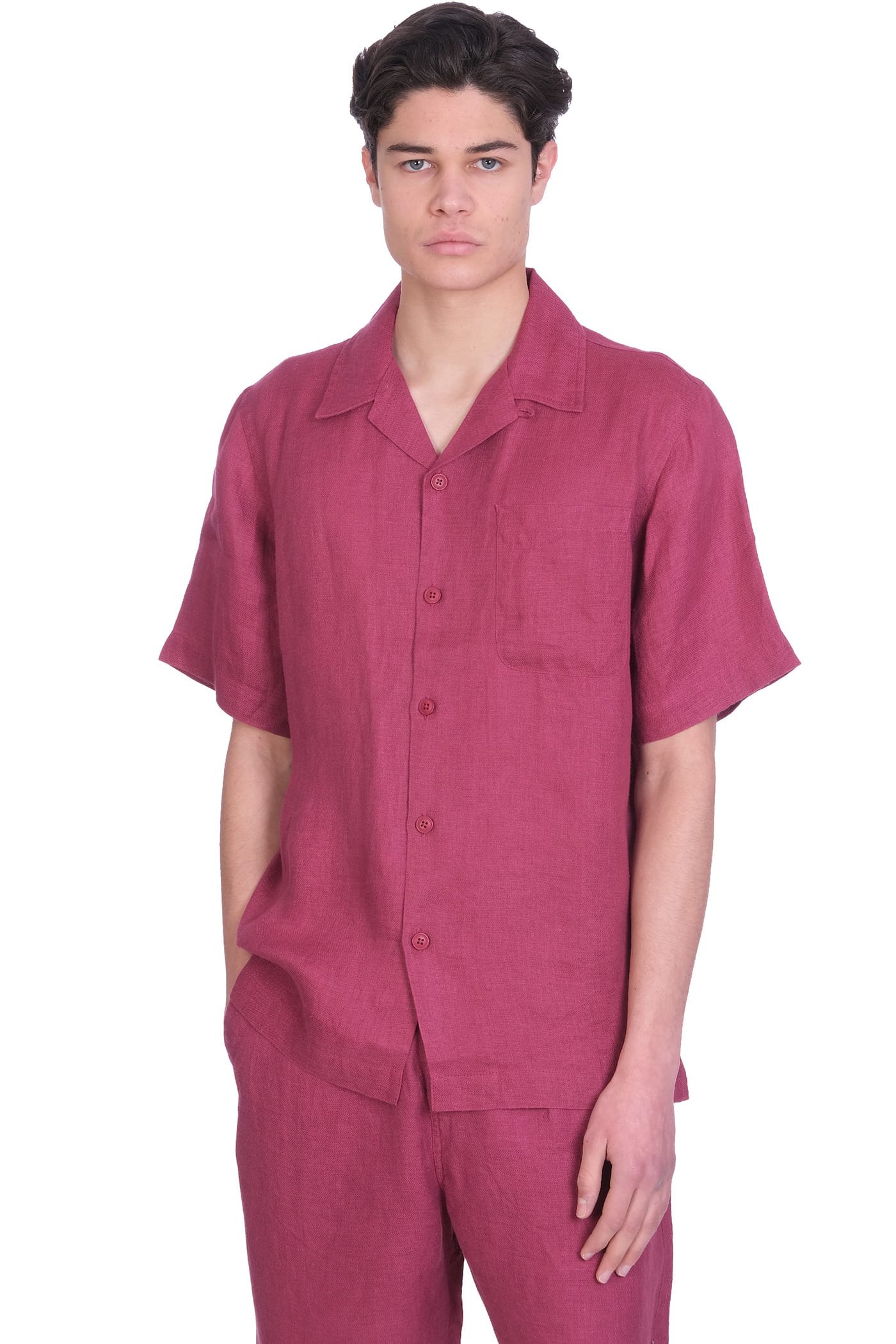 Maharishi Shirt In Red Cotton