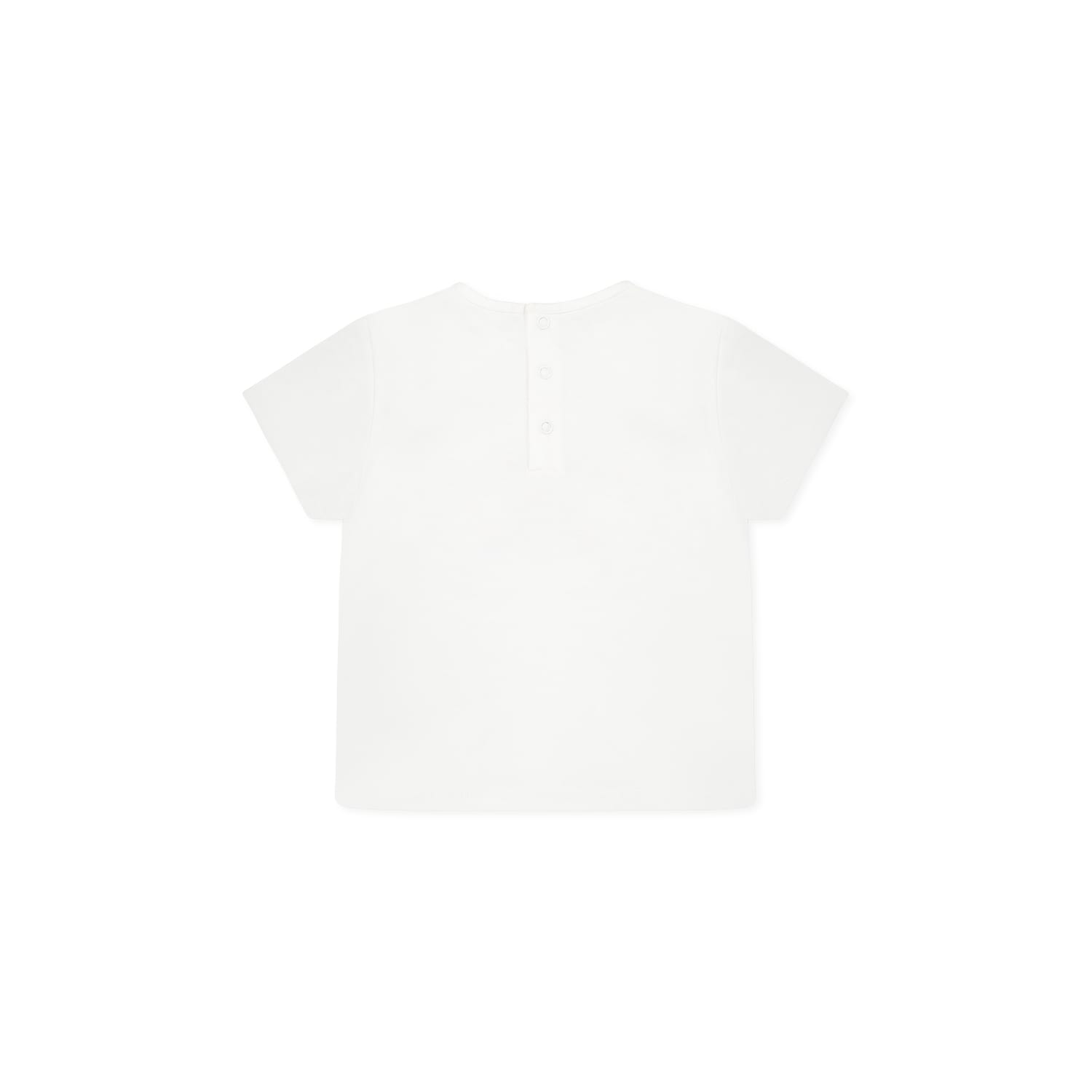 Chloé White T-shirt For Baby Girl With Logo In White