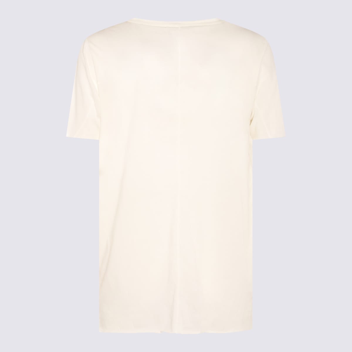 Shop Thom Krom Cream Cotton T-shirt In White