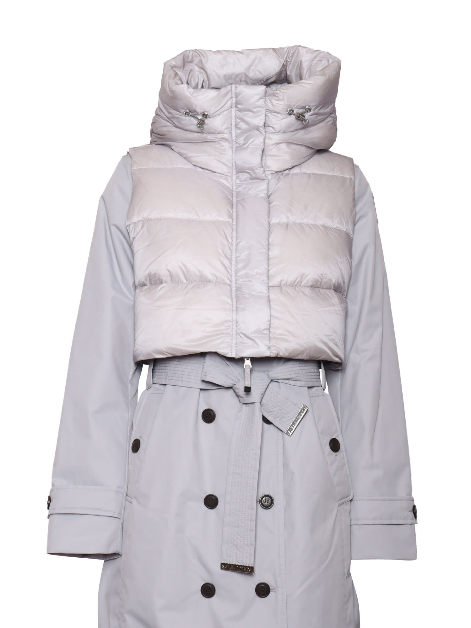 Parajumpers Dawn - Woman Hooded Down Coat In White