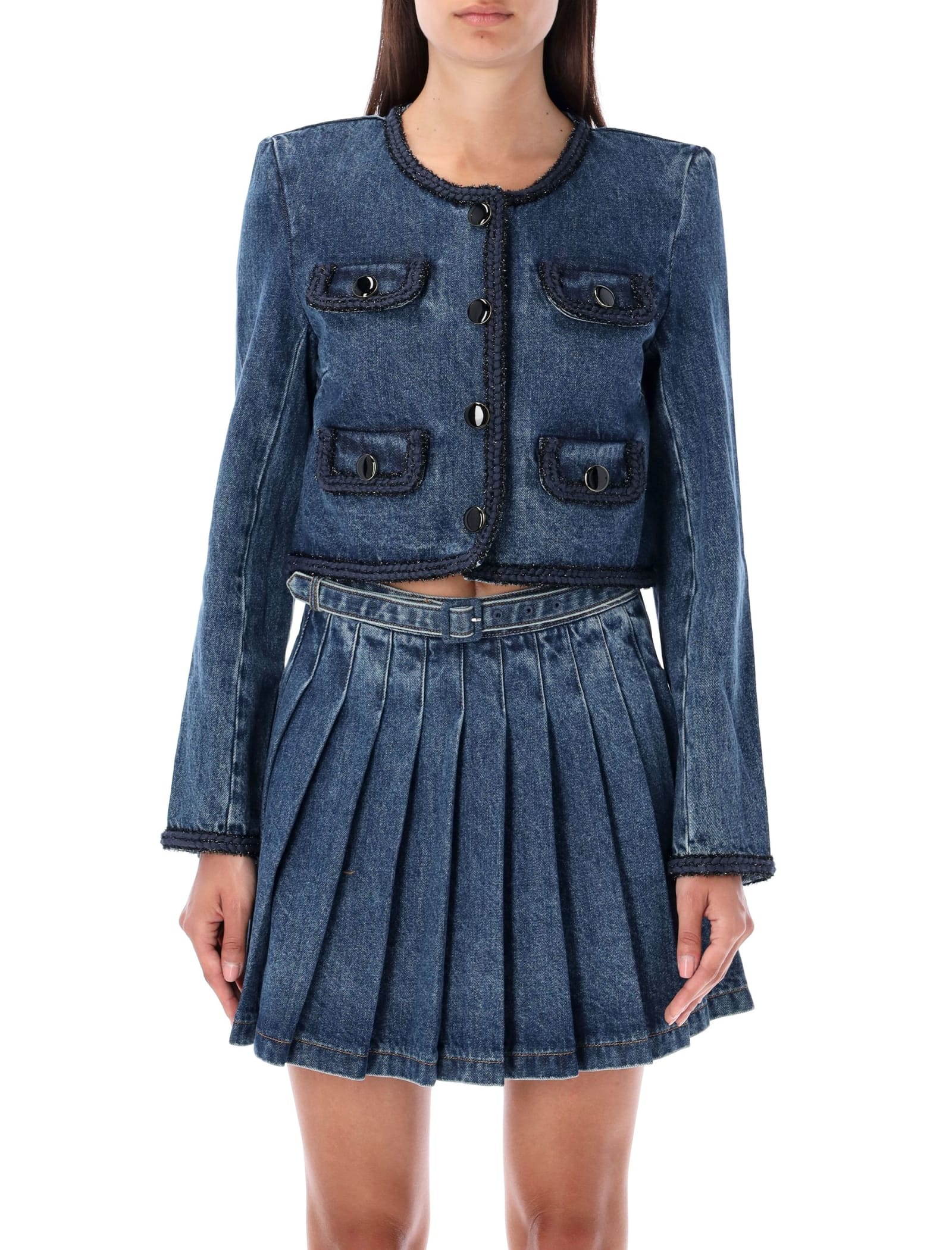 Self-portrait Coats & Jackets In Blue