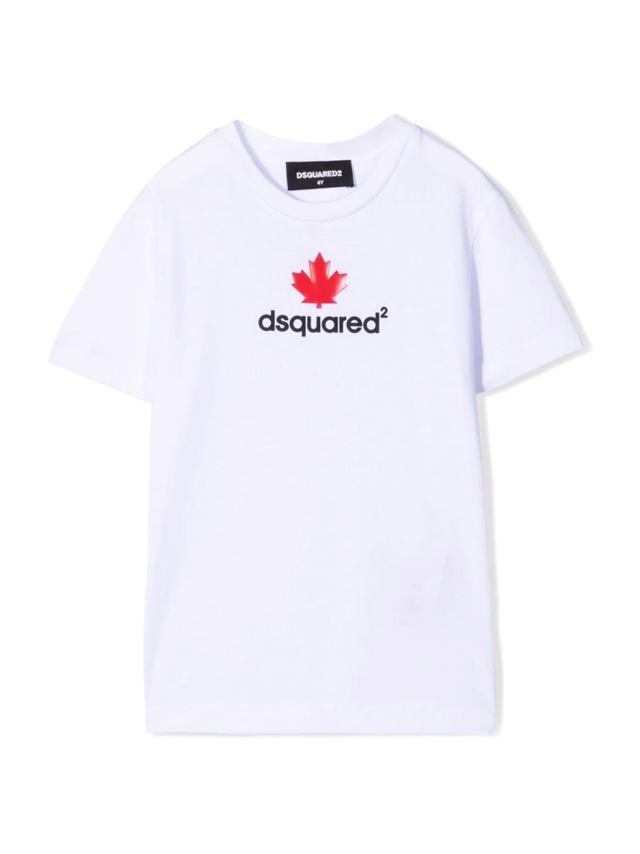 Dsquared2 Kids' Relax Maglietta In White