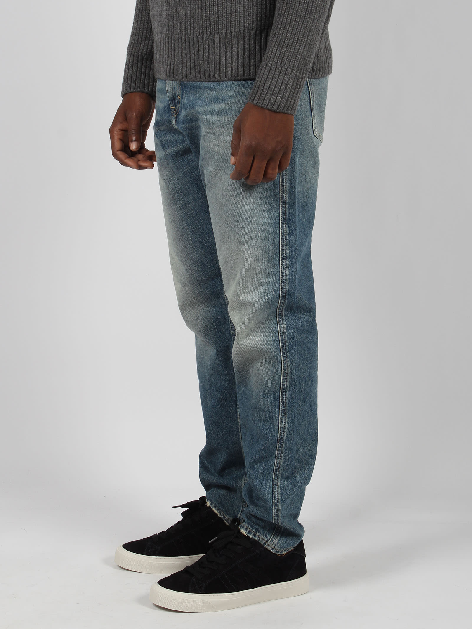 Shop Closed Style Name X-lent Tapered Jeans In Blue