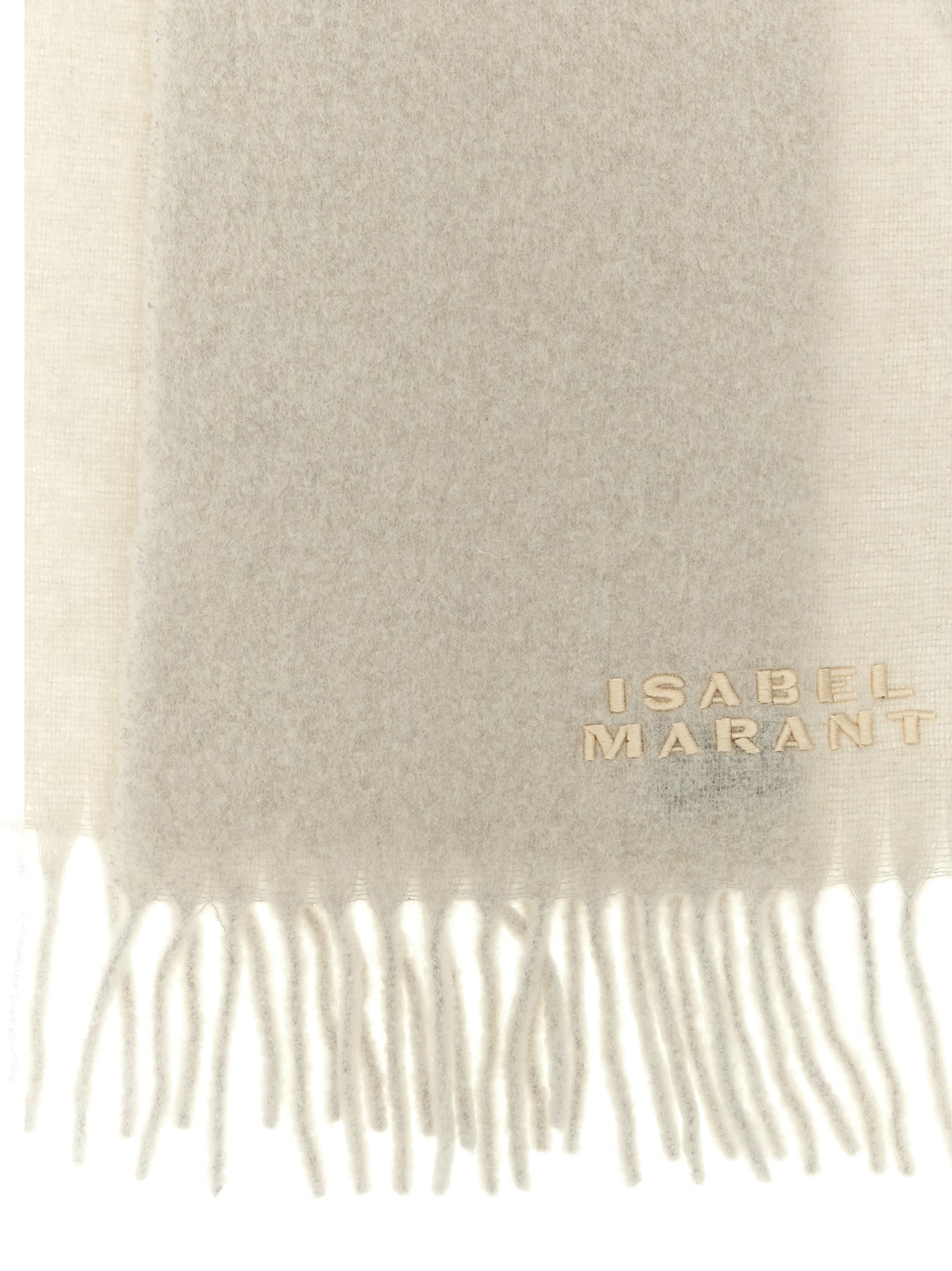 Isabel Marant Firny Scarf In Ecru