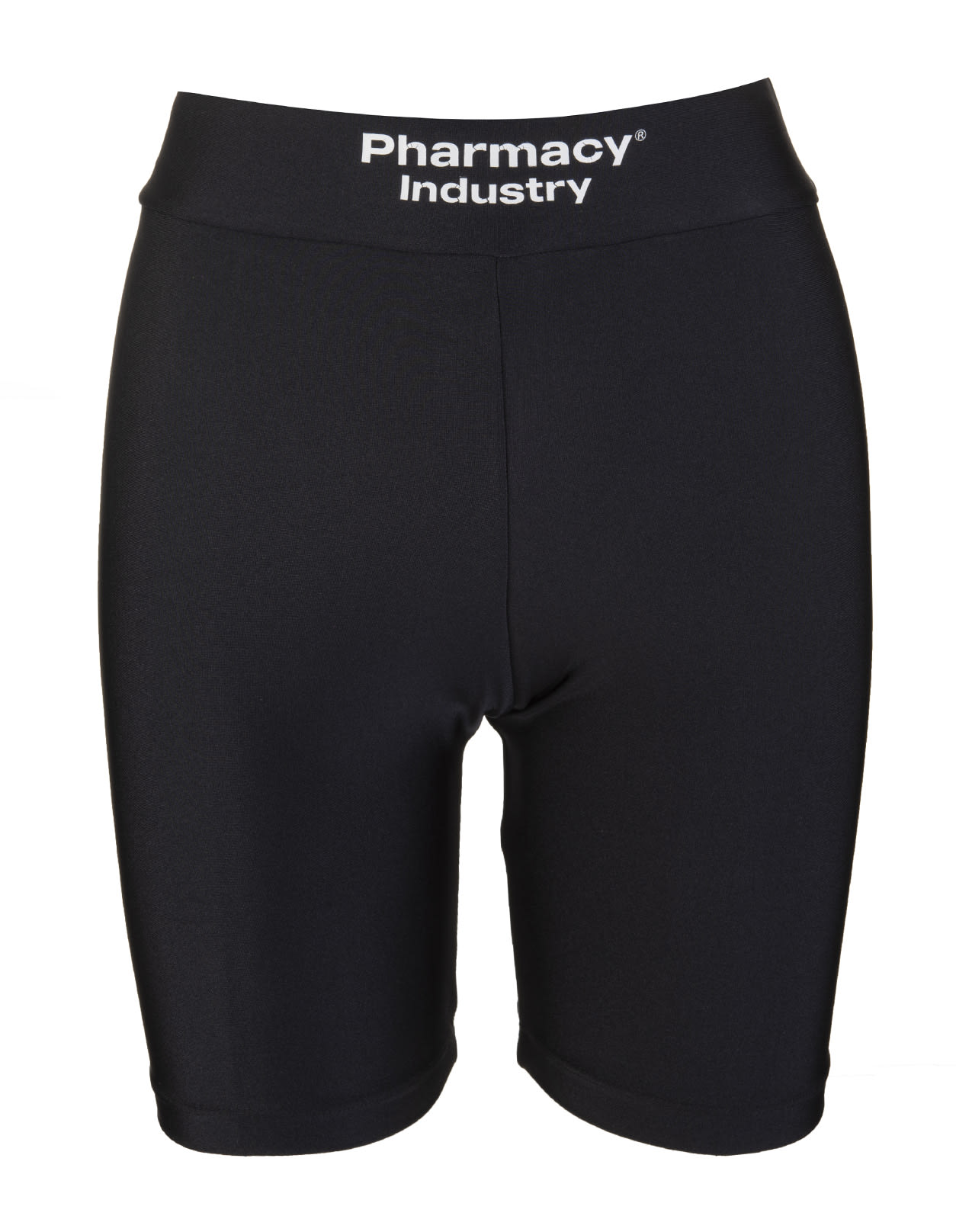 Pharmacy Industry Woman Black Short Sports Leggings With Logo