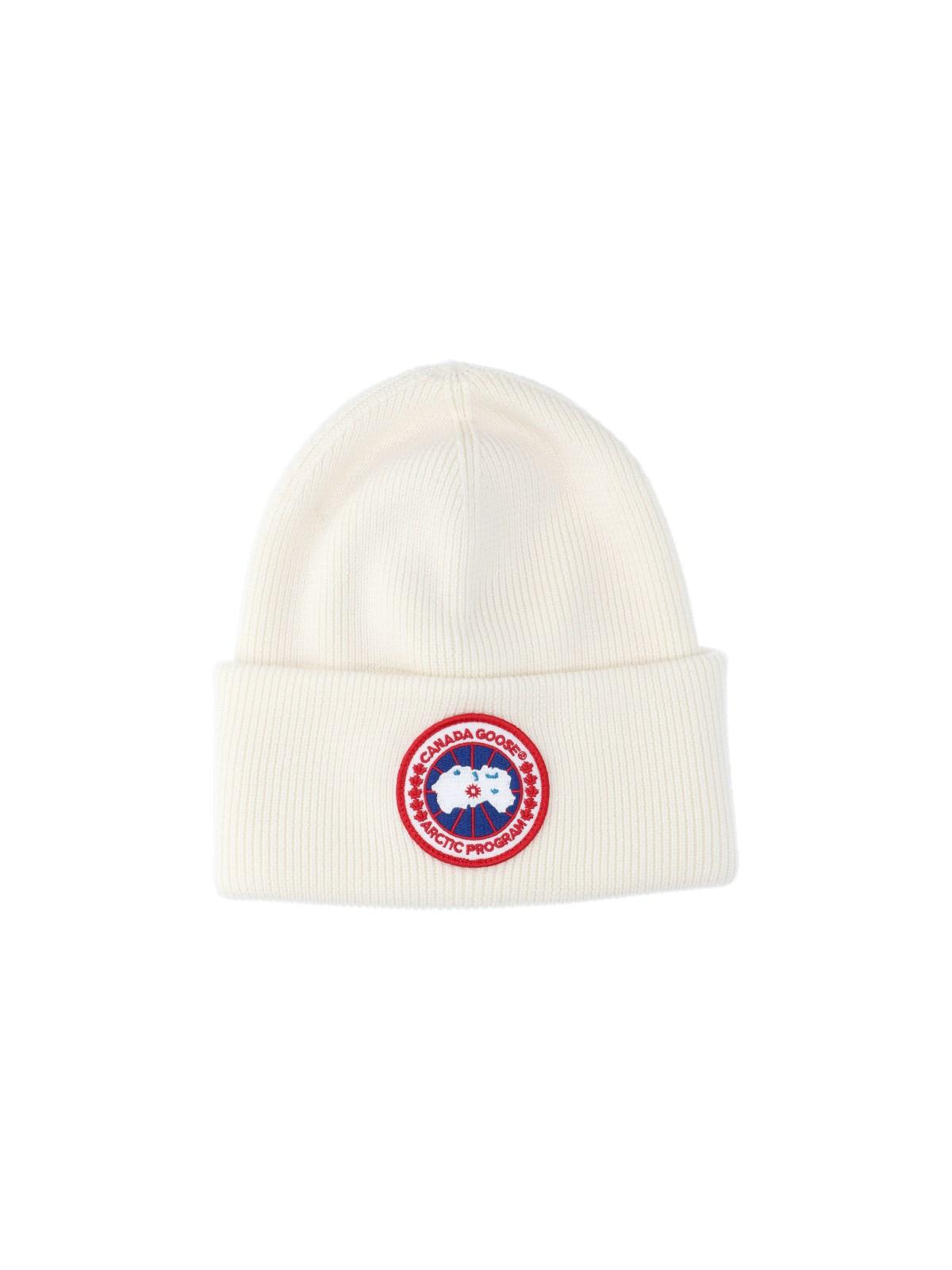 Shop Canada Goose Logo Cap In White