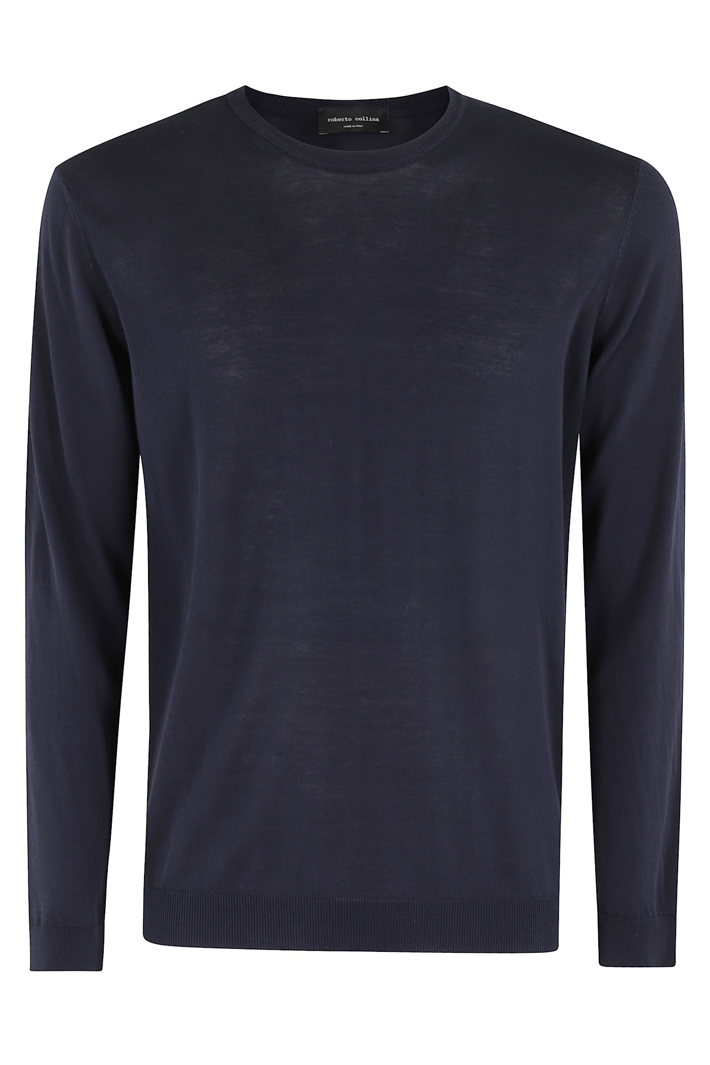 Roberto Collina Crewneck Sweater In Blue