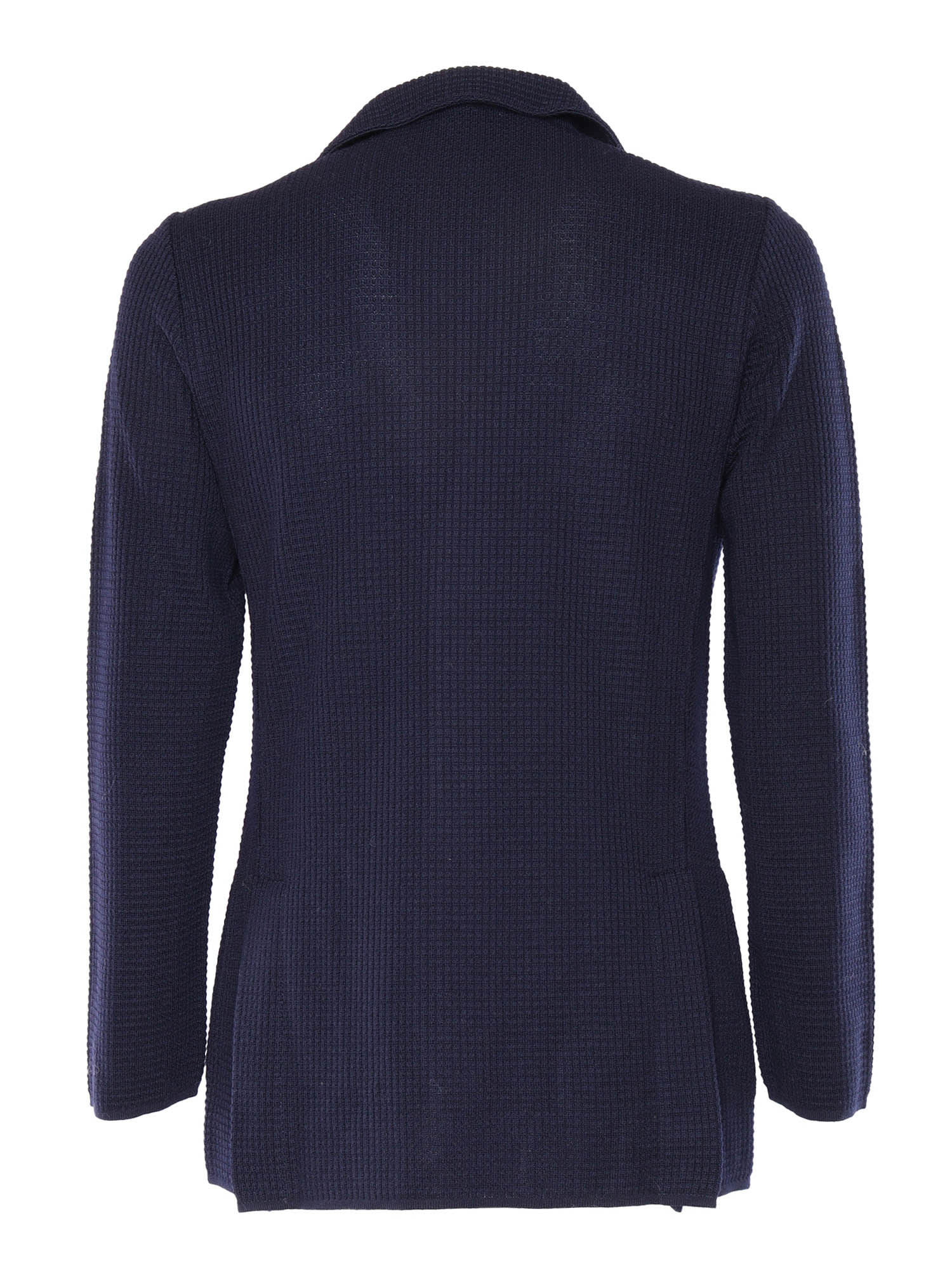 Shop Lardini Man Knitted Jacket In Multicolor