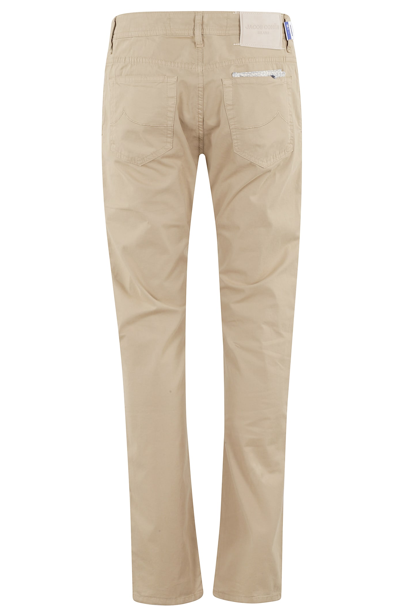 Jacob Cohen Bard 5 Tasche Gabardina Stretch In Beige