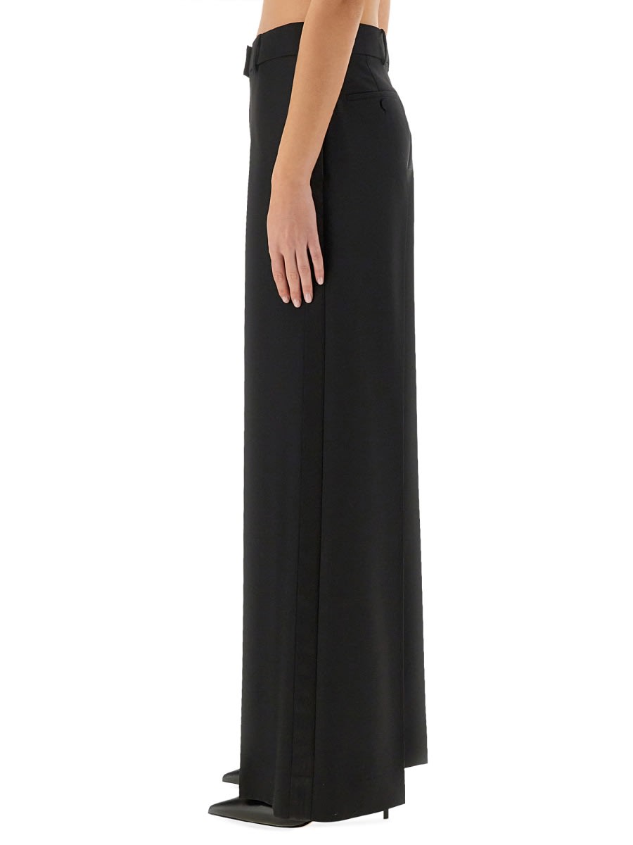 Alexander Mcqueen Pants With Side Stripes In Black