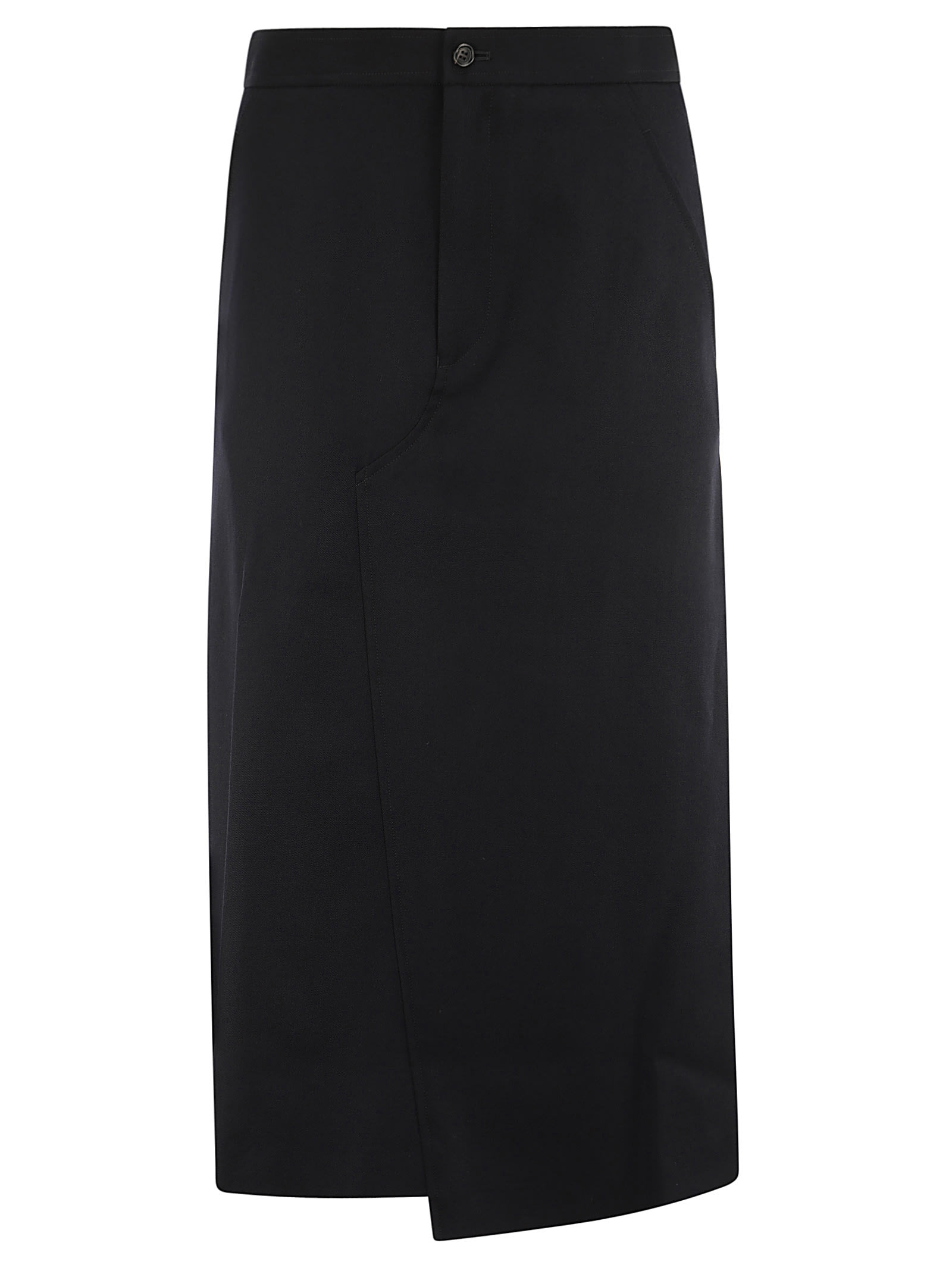 Shop Comme Des Garçons Comme Des Garçons Ladies Skirt In Navy