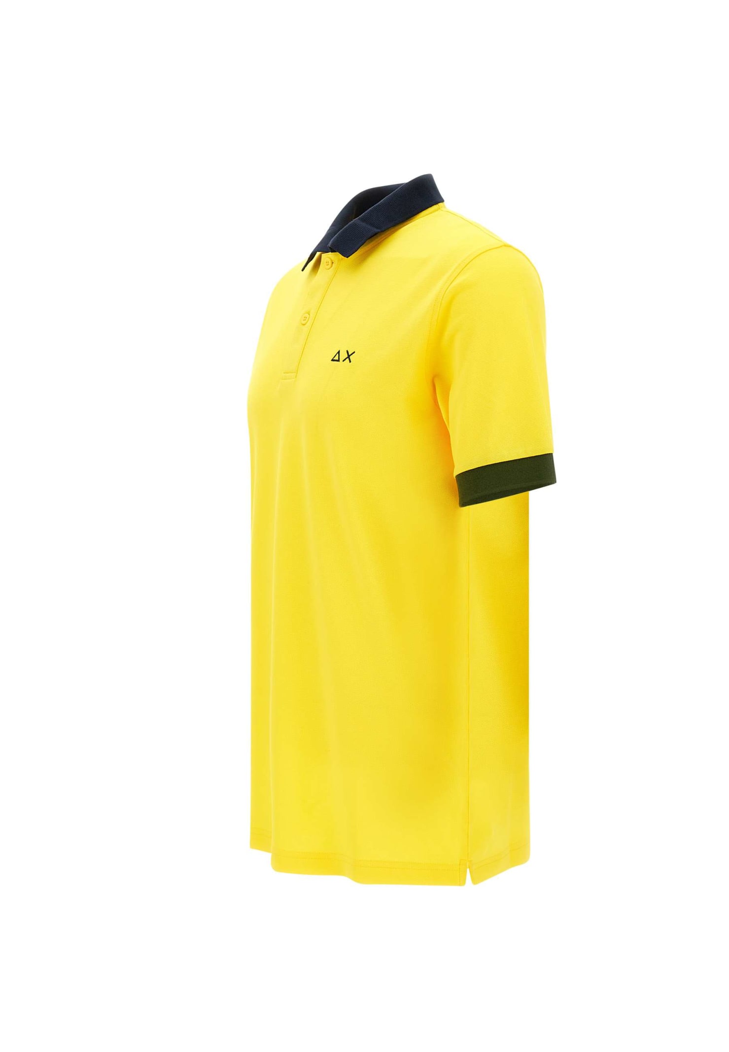 Shop Sun 68 3-colors Cotton Polo Shirt In Yellow