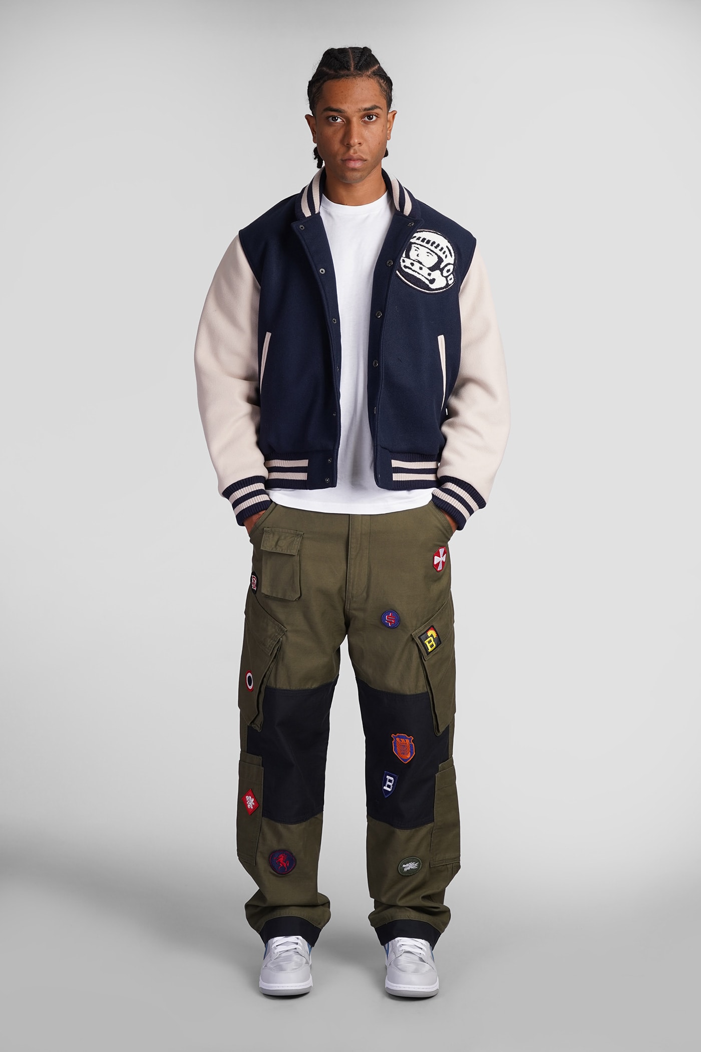 Shop Billionaire Boys Club Bomber In Blue Polyester