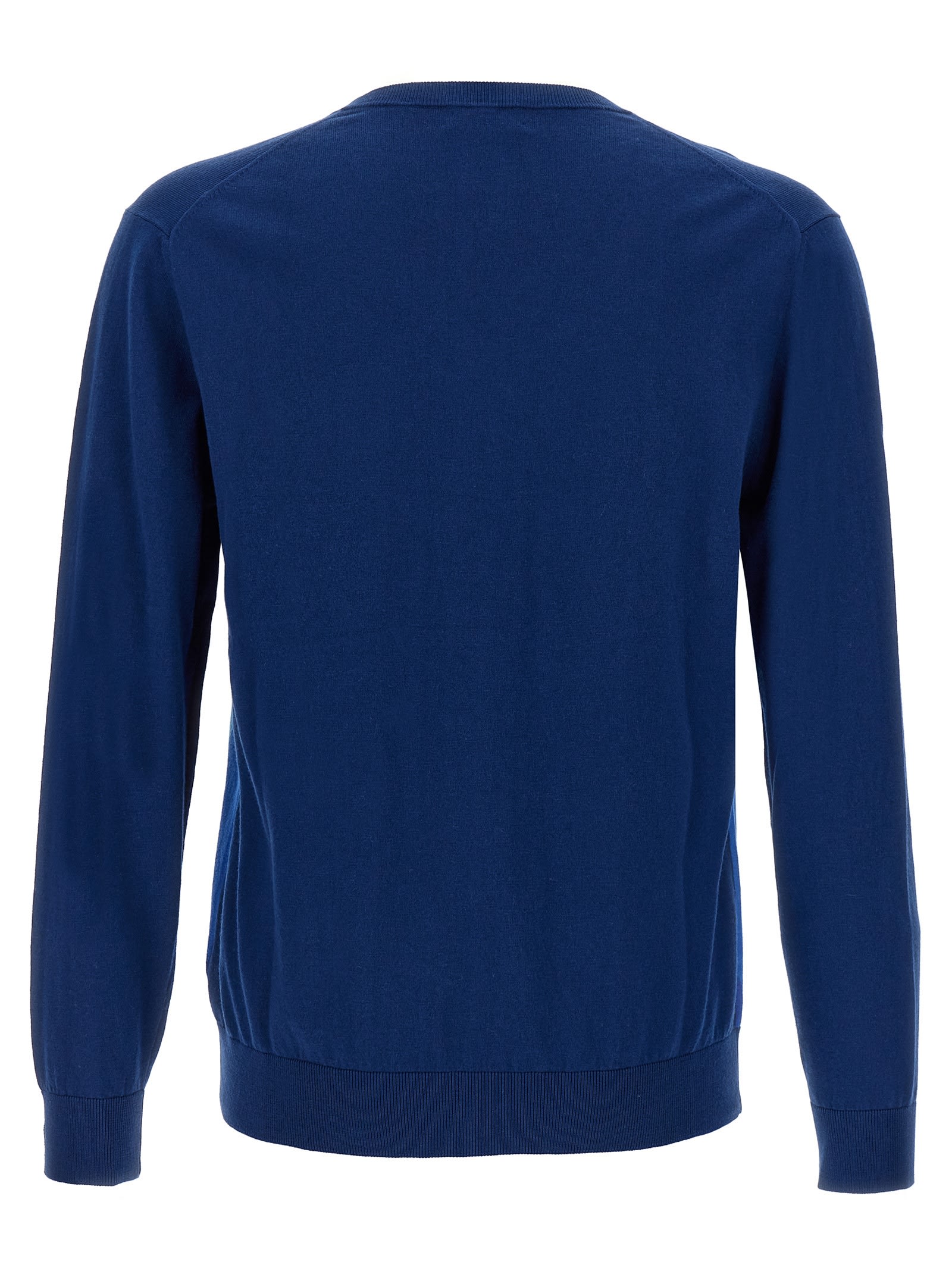 Ballantyne Blue Argyle Sweater In Blue