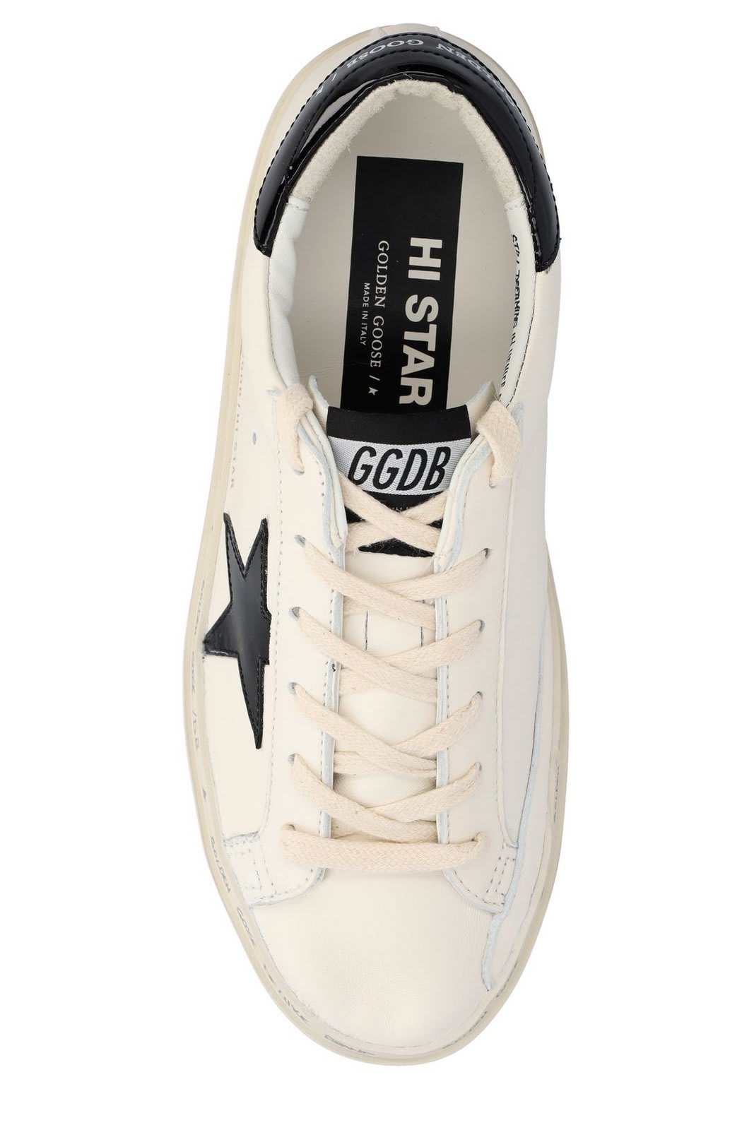 Shop Golden Goose Hi Star Low-top Sneakers In White