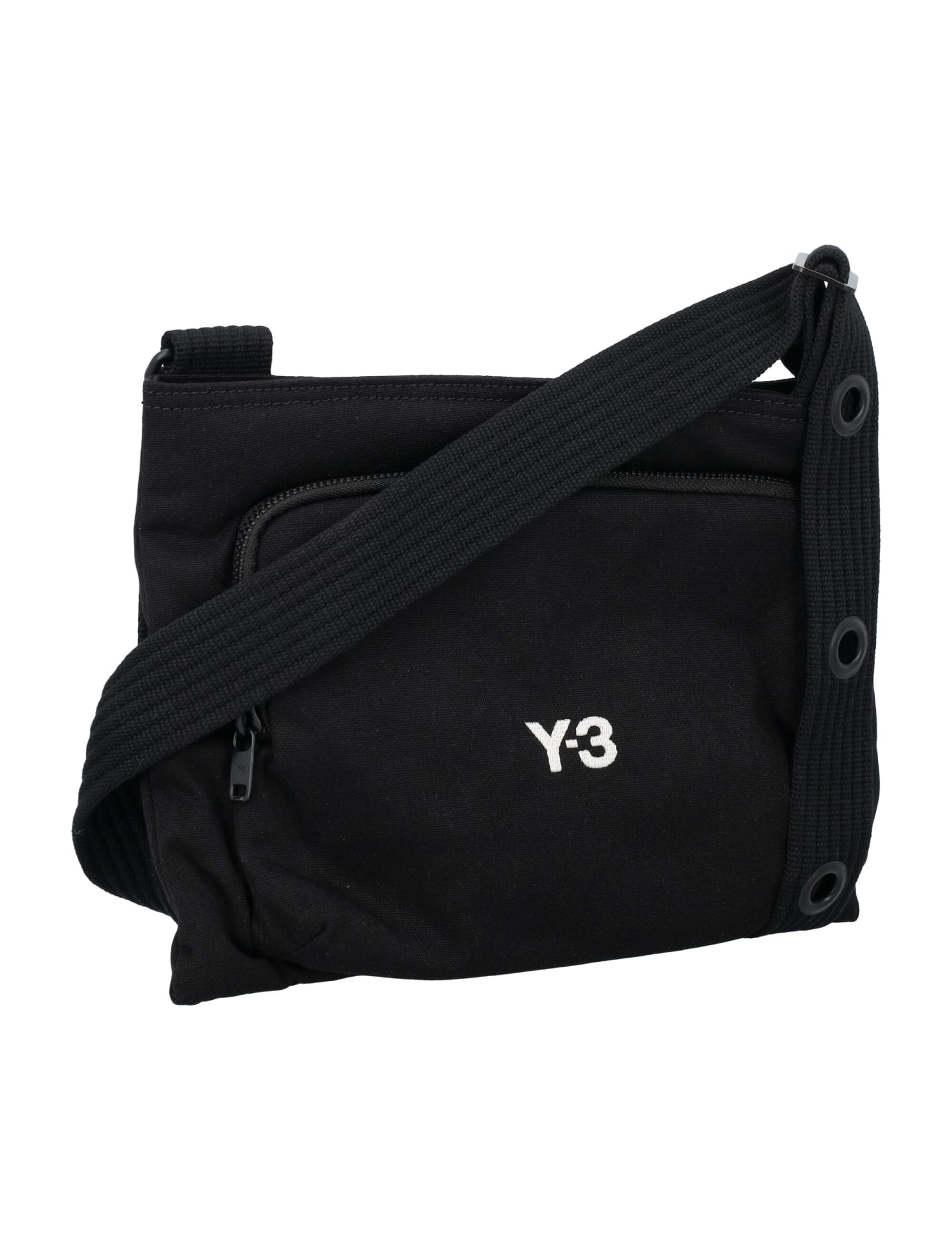 Shop Y-3 Crossbody Bag In Black