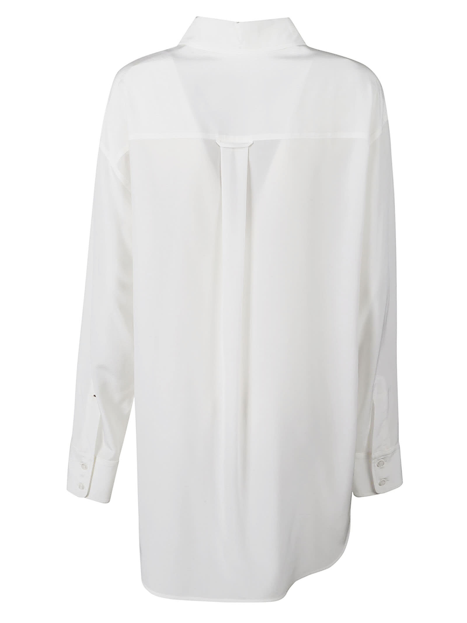Shop Sportmax Rovigo Buttoned Shirt In Bianco