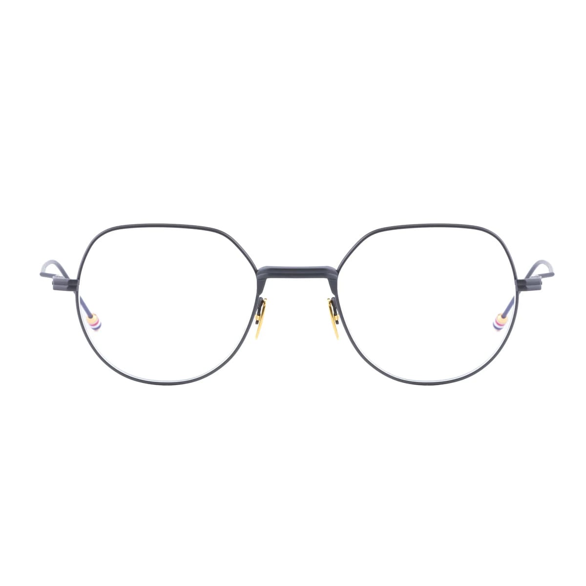 Thom Browne Ueo935a-g0001 005-48 Grey Matte Glasses In Blue