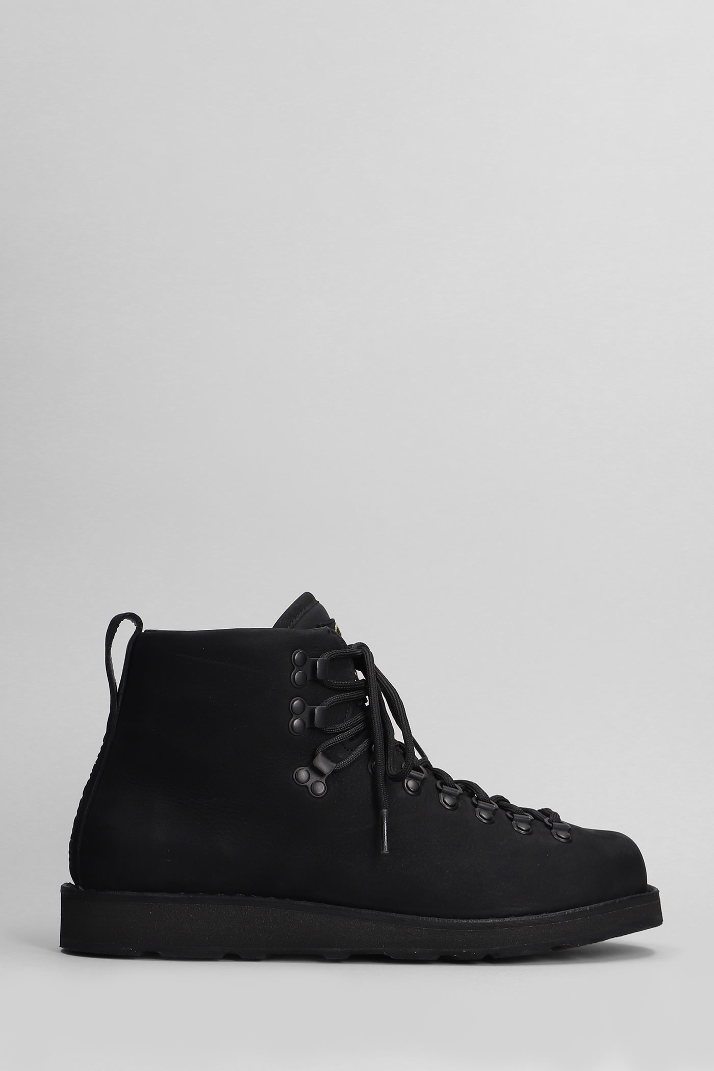 Shop Stone Island Vibram Ankle Boots In Black Leather