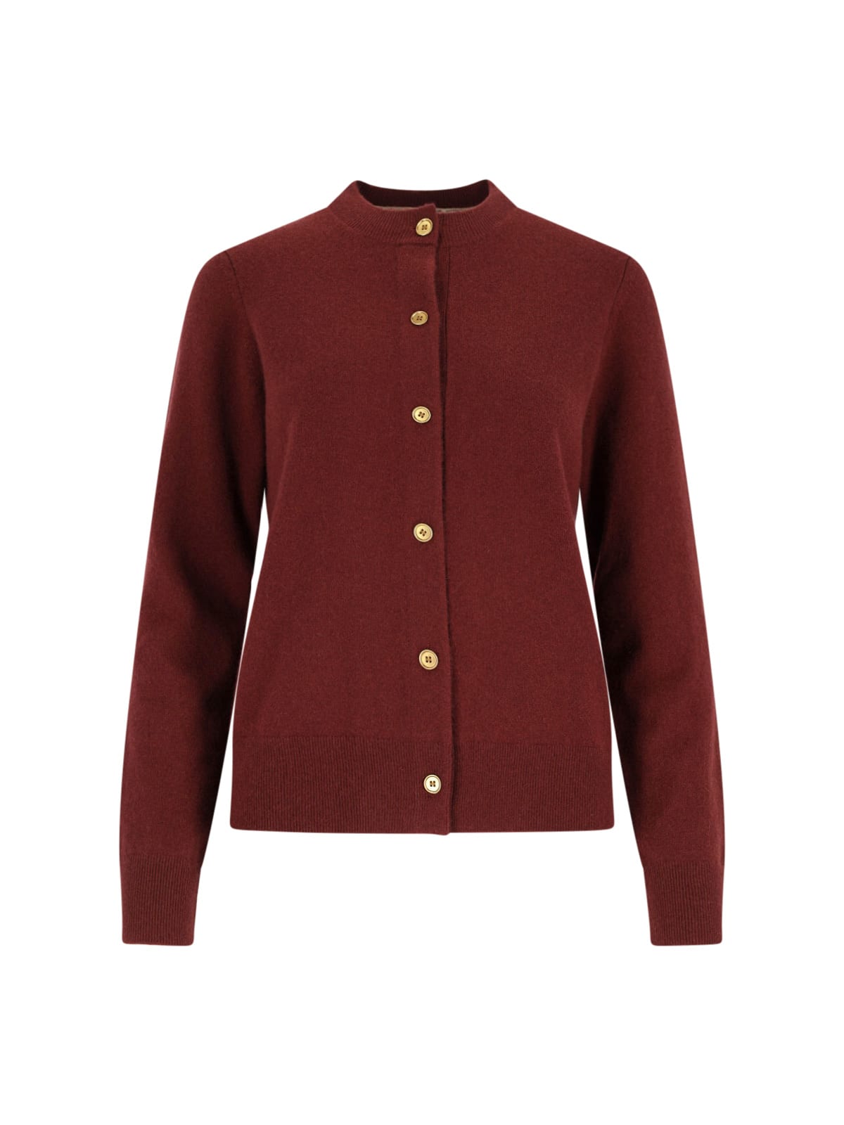 Burberry 'ekd' Cashmere Cardigan In Red