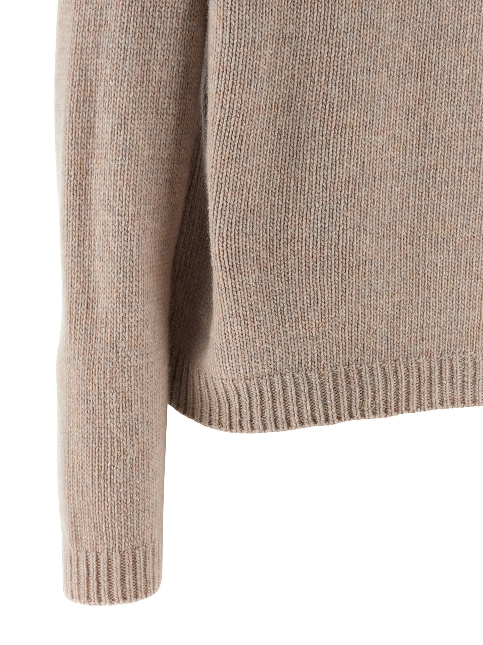 Maison Kitsuné Dressed Fox Intarsia Wool Jumper Knitwear White In Neutral