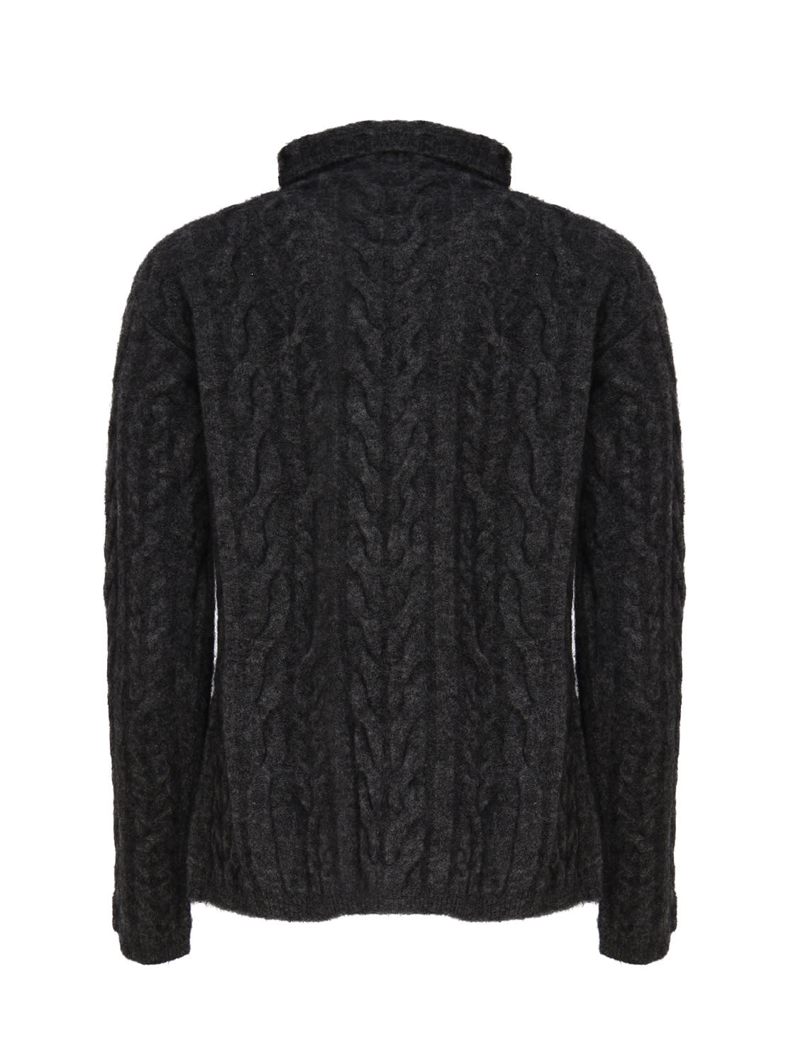 Shop 's Max Mara Turtleneck Sweater In Wool And Mohair