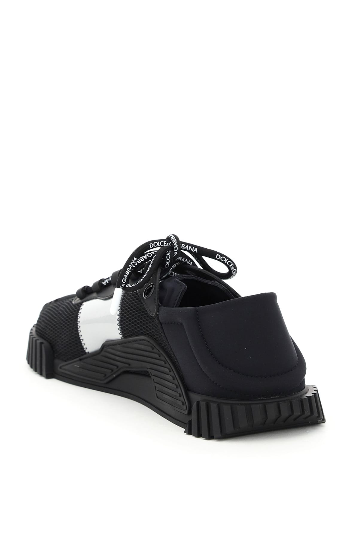 Shop Dolce & Gabbana Ns1 Neoprene Sneakers In Black