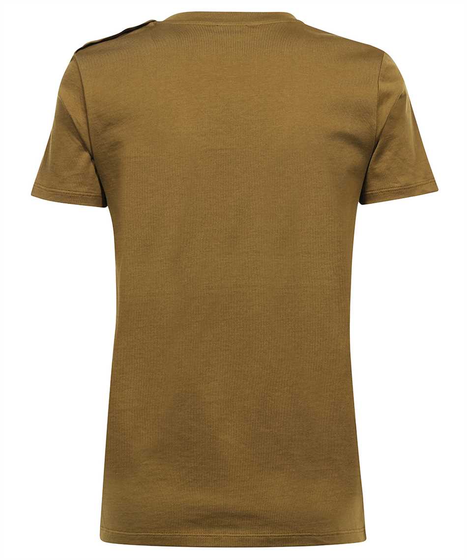 Balmain Cotton T-shirt In Green