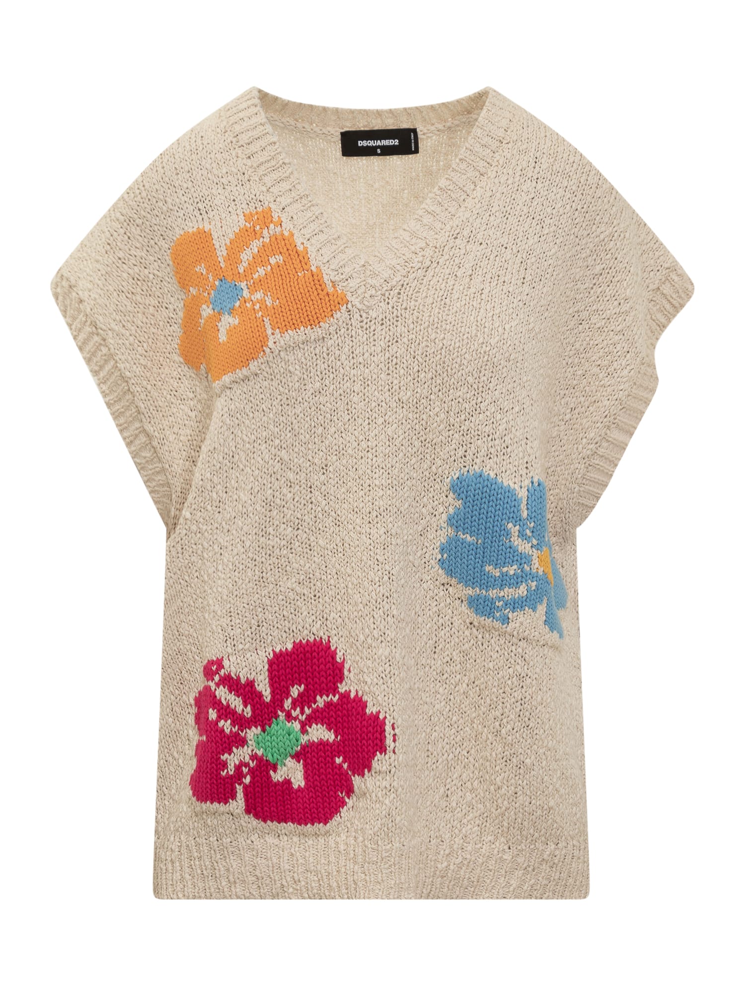 Dsquared2 "icon" Low Glance Boot In Beige