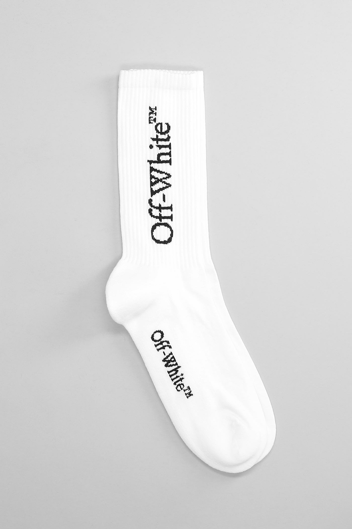 Socks In White Cotton