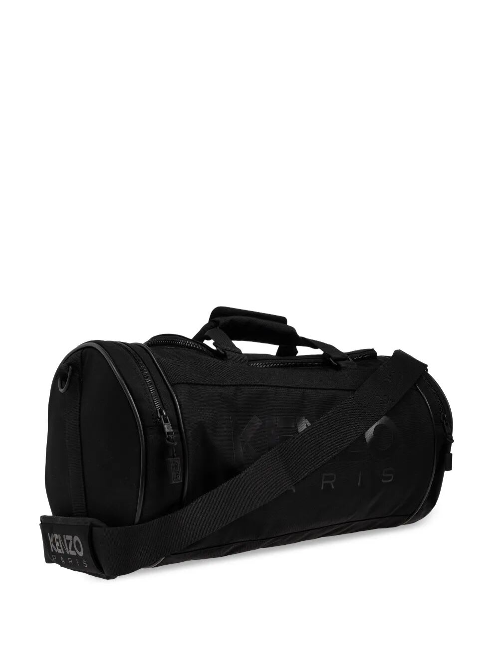 Kenzo Black Polyester Travel Bag In Black