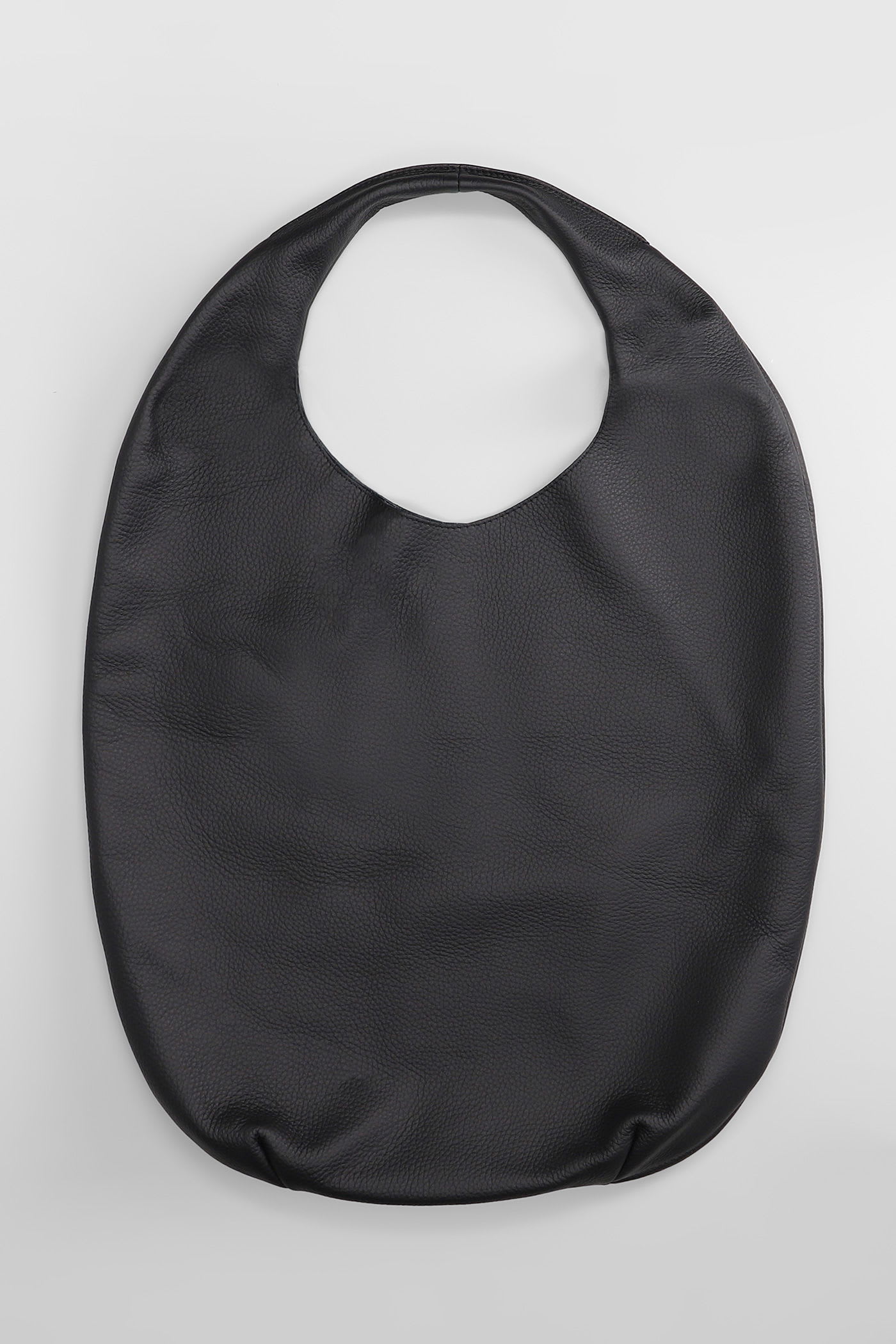 Apc Le Neige Hand Bag In Black Leather In Black