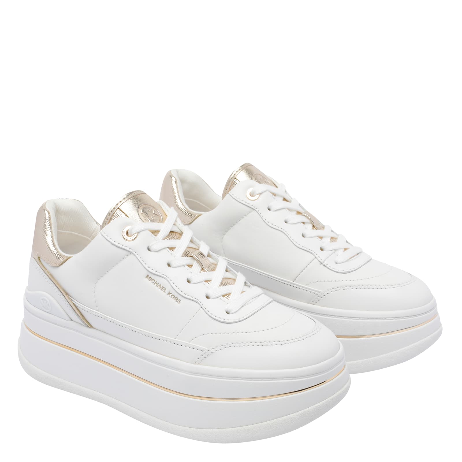 Michael Michael Kors Hayes Sneakers In White