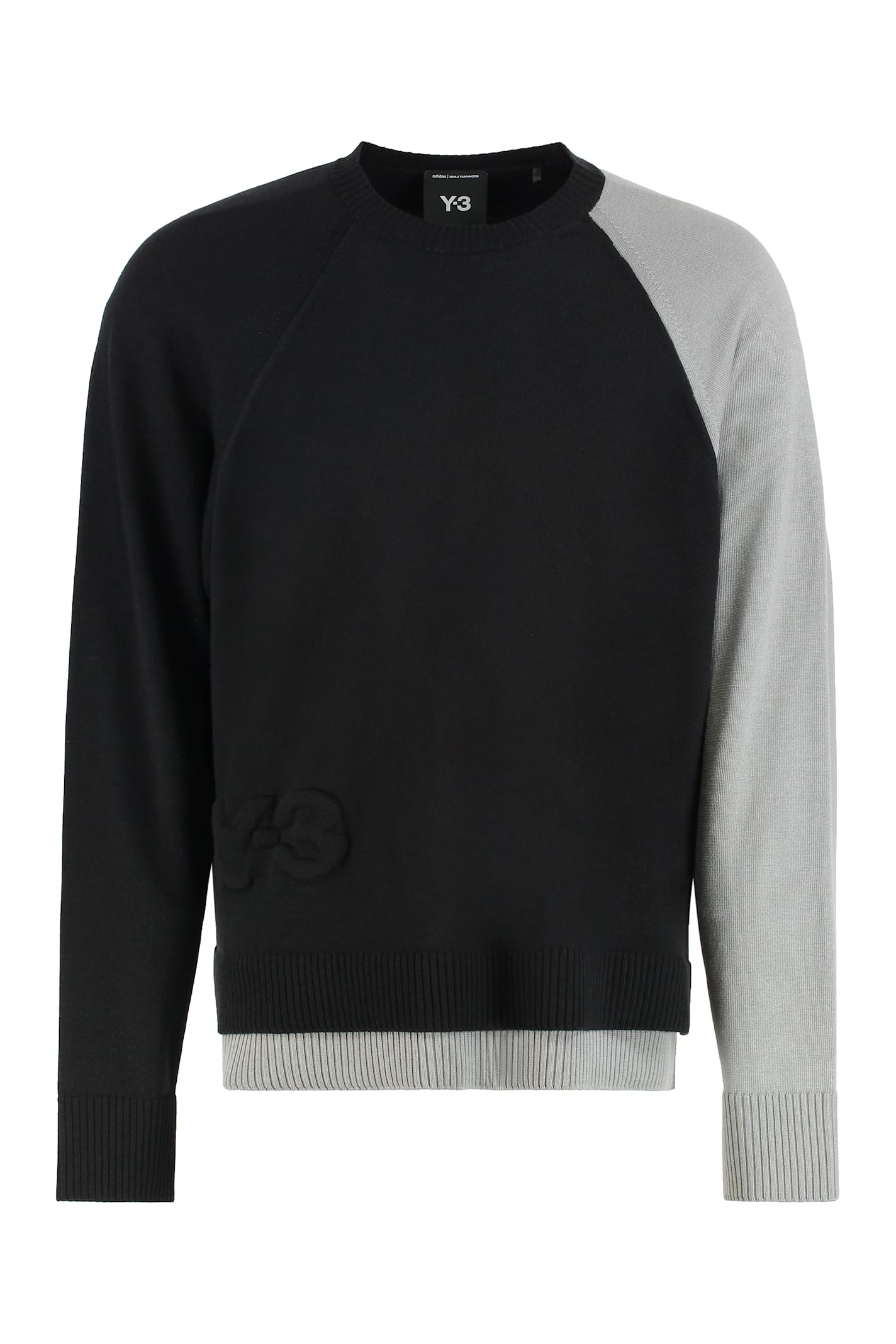 Y-3 U Logo Crew Neck In Black