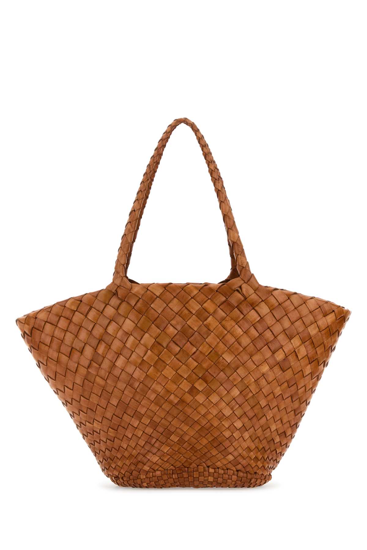 Brown Leather Egola Shoulder Bag