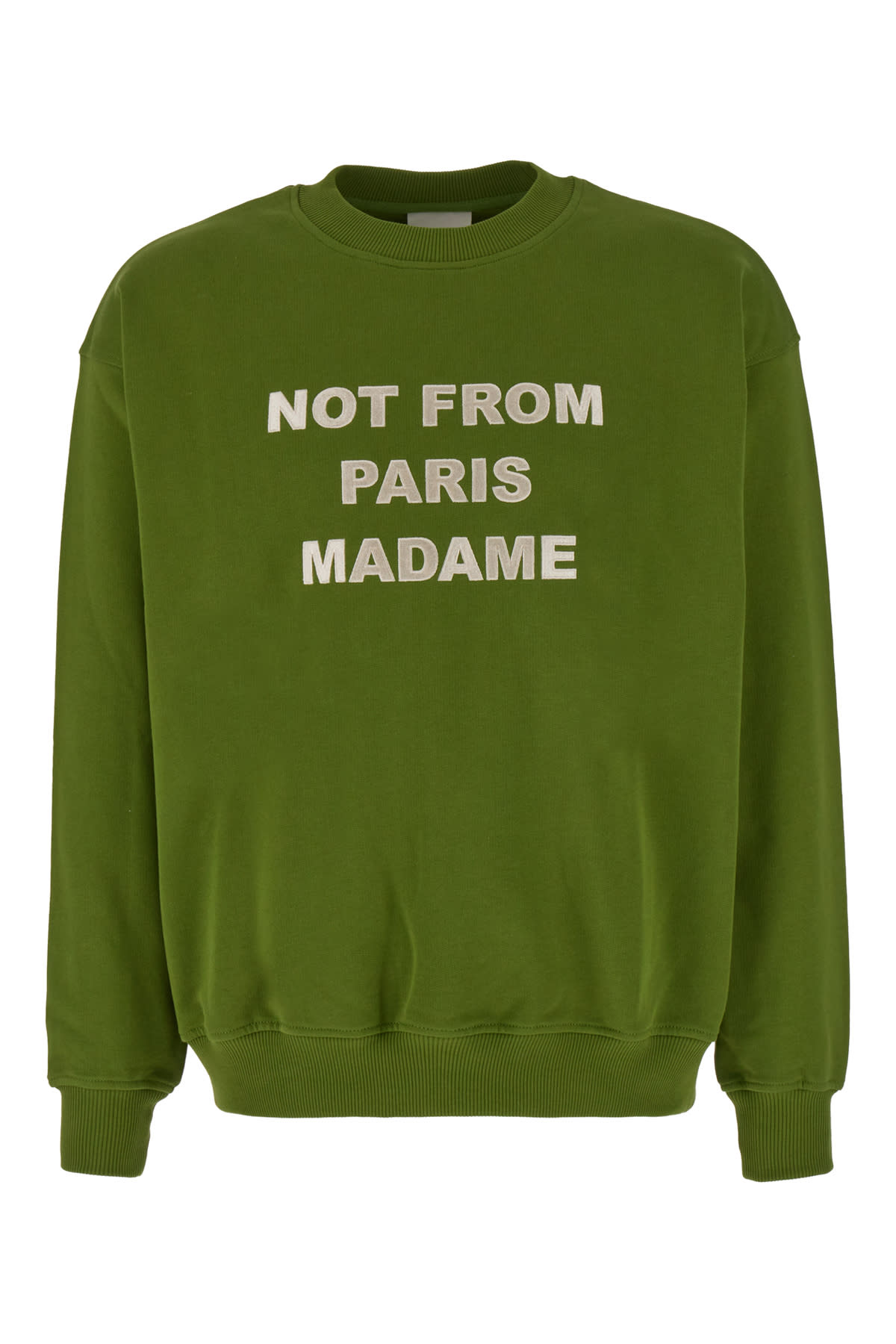 Olive Green Cotton Sweatshirt