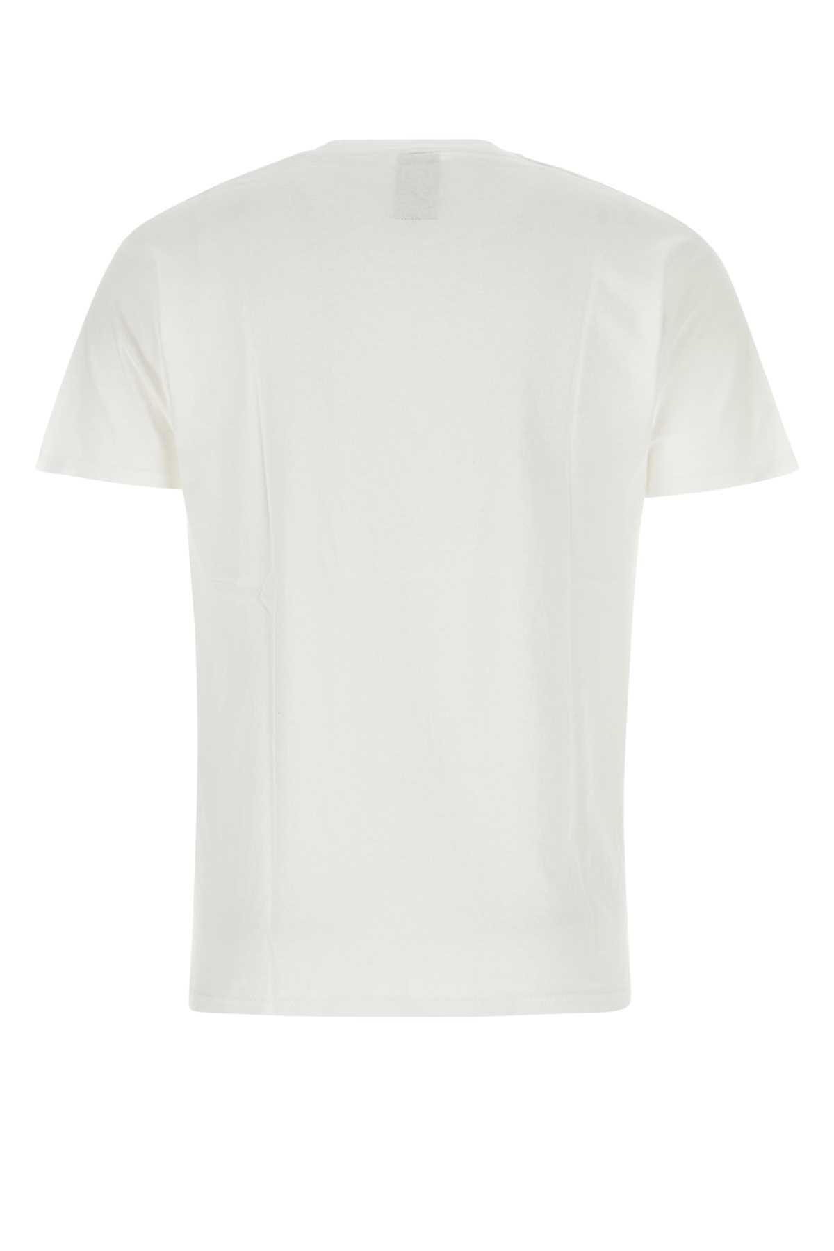 Shop Wild Donkey White Cotton T-shirt In Wd018