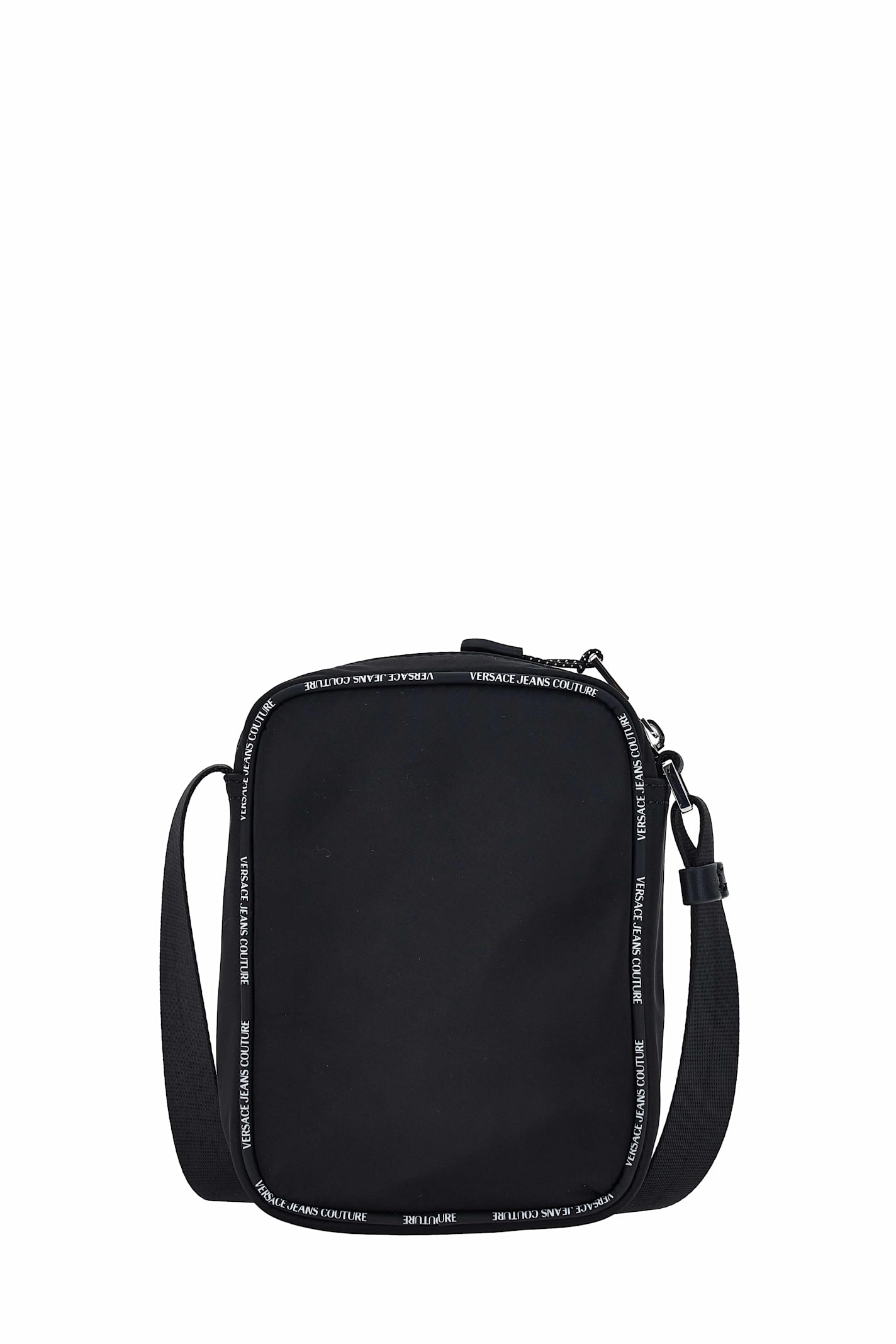 Shop Versace Jeans Couture Crossbody Bag In Black